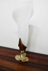 Large Rougier Brass and Acrylic Table Lamp