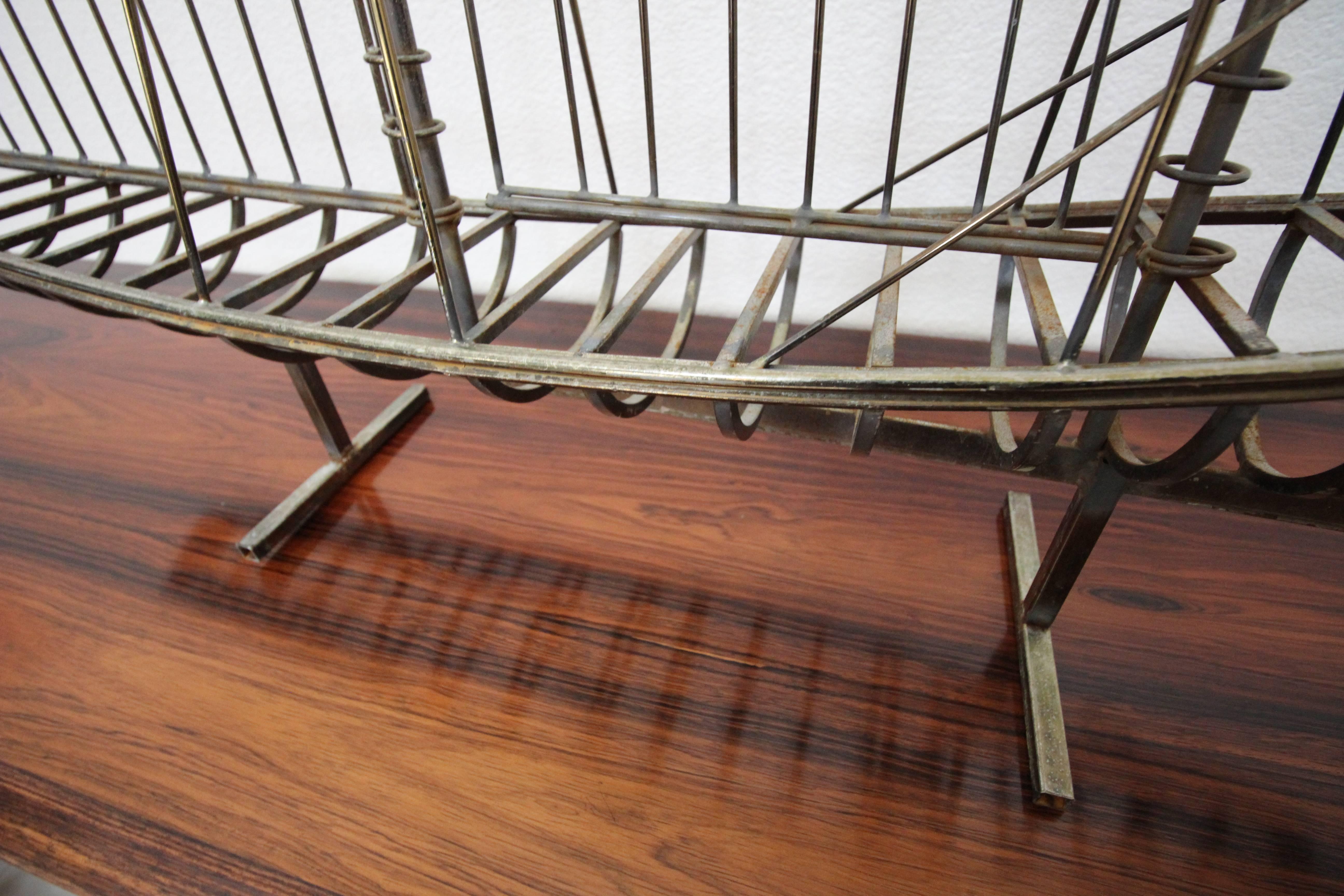 20th Century Large Curtis Jere Ship Sculpture