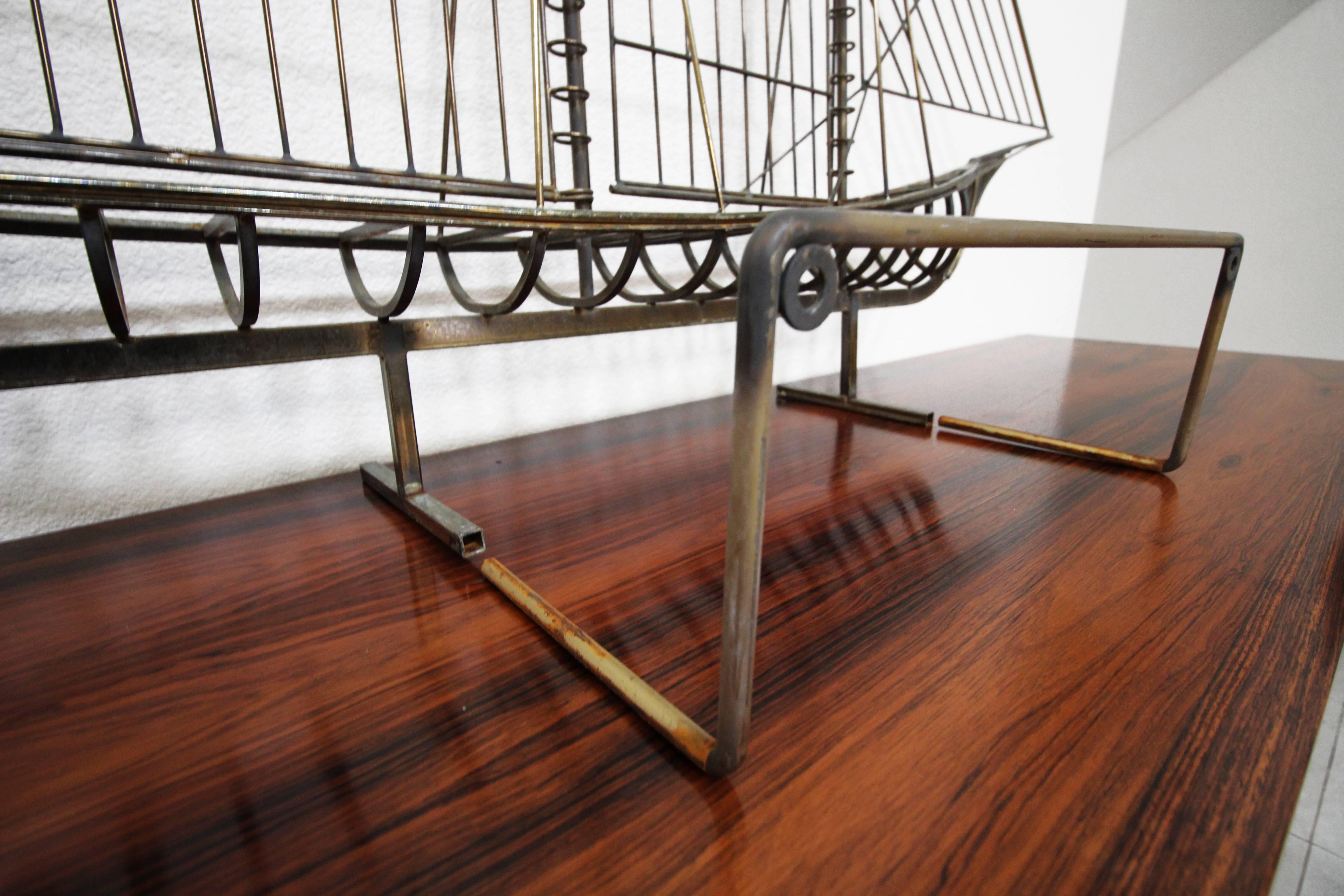 Large Curtis Jere Ship Sculpture 2
