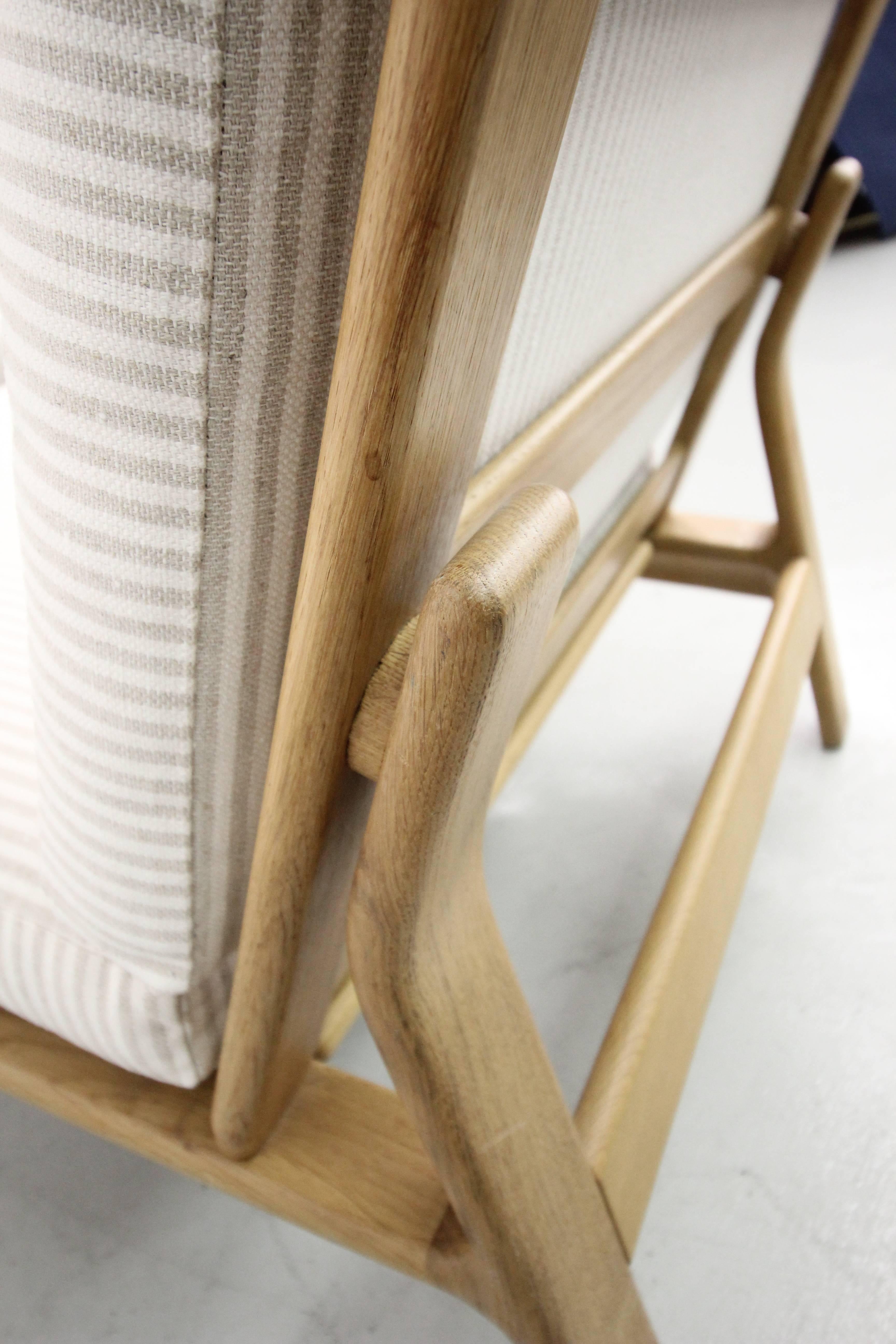 Pair of Oversized Danish Lounge Chairs by Komfort Design 2