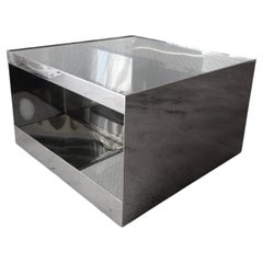 Joe D'urso for Knoll Stainless Steel Rolling Table Model 6027T