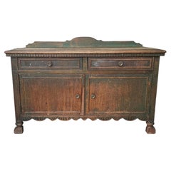 Antique Rustic European Wabi Sabi Cabinet