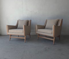 Poltrone da salotto in stile Mid-Century attribuite a Paul McCobb