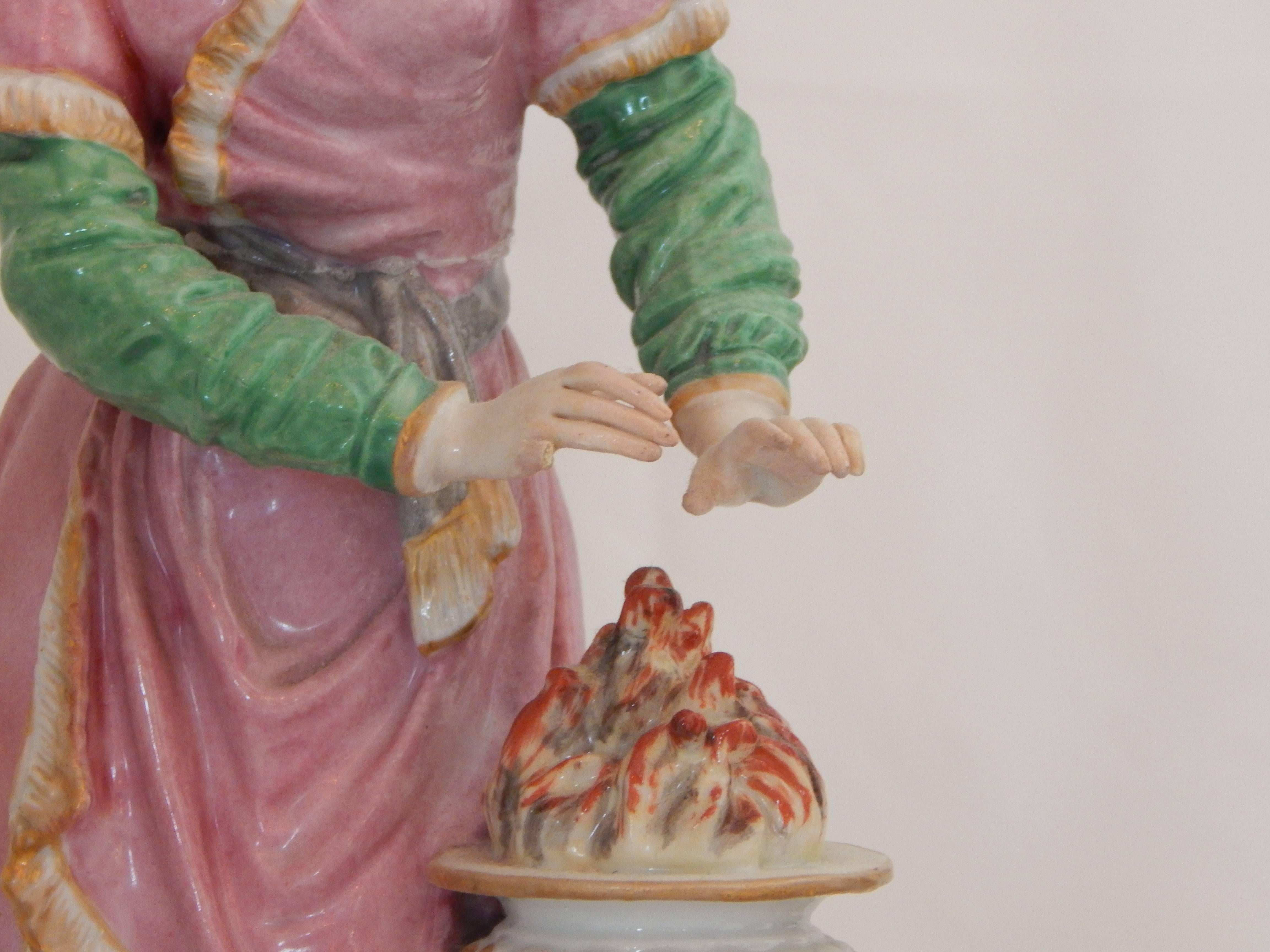 1880 Set of Dresden Porcelain Figures of the Four Seasons 3