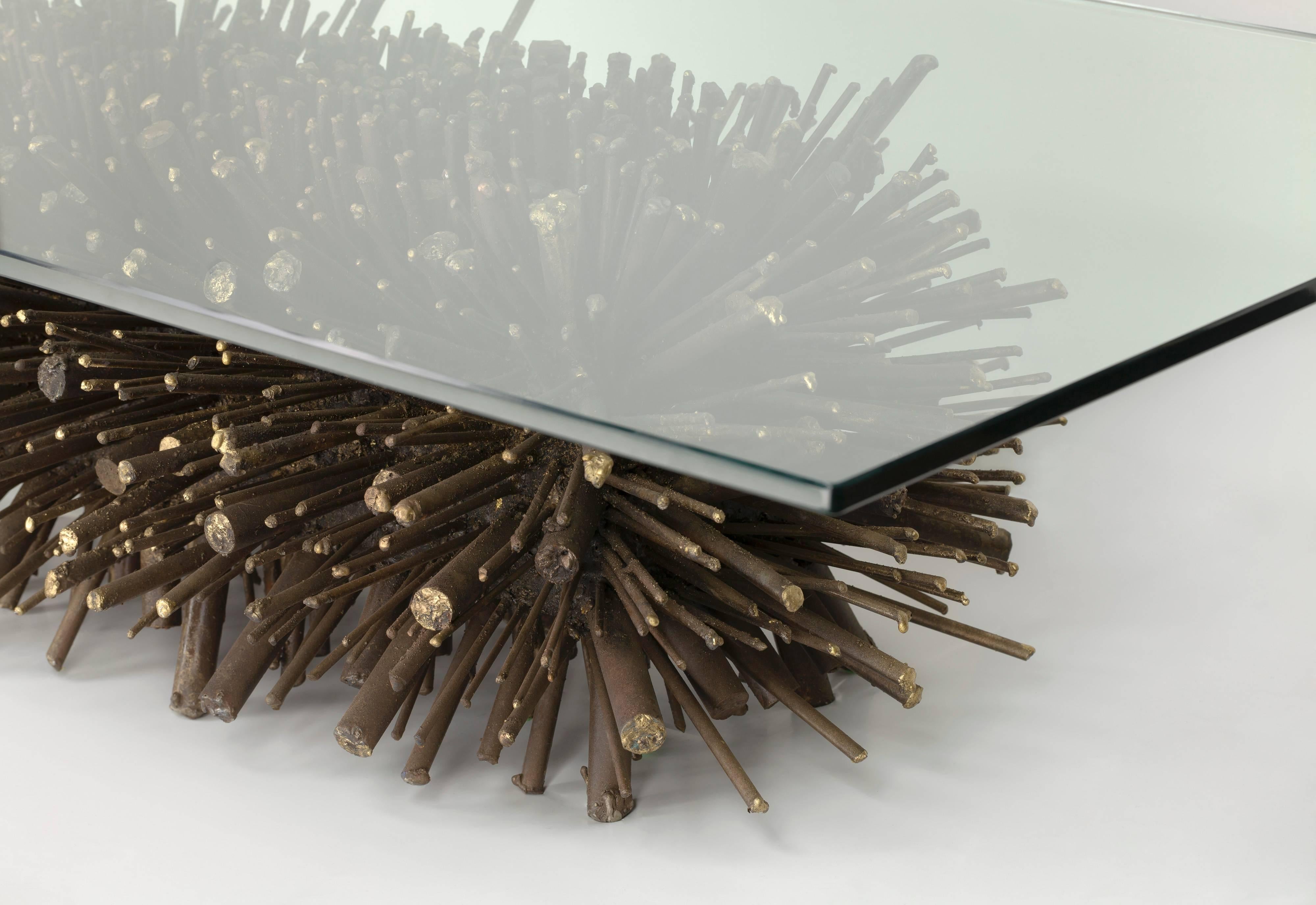 Brutalist Burr Coffee Table by James Anthony Bearden