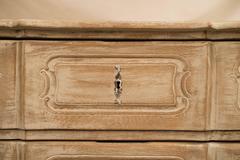 18th Century Painted Swedish or Dutch Commode with Serpentine Front