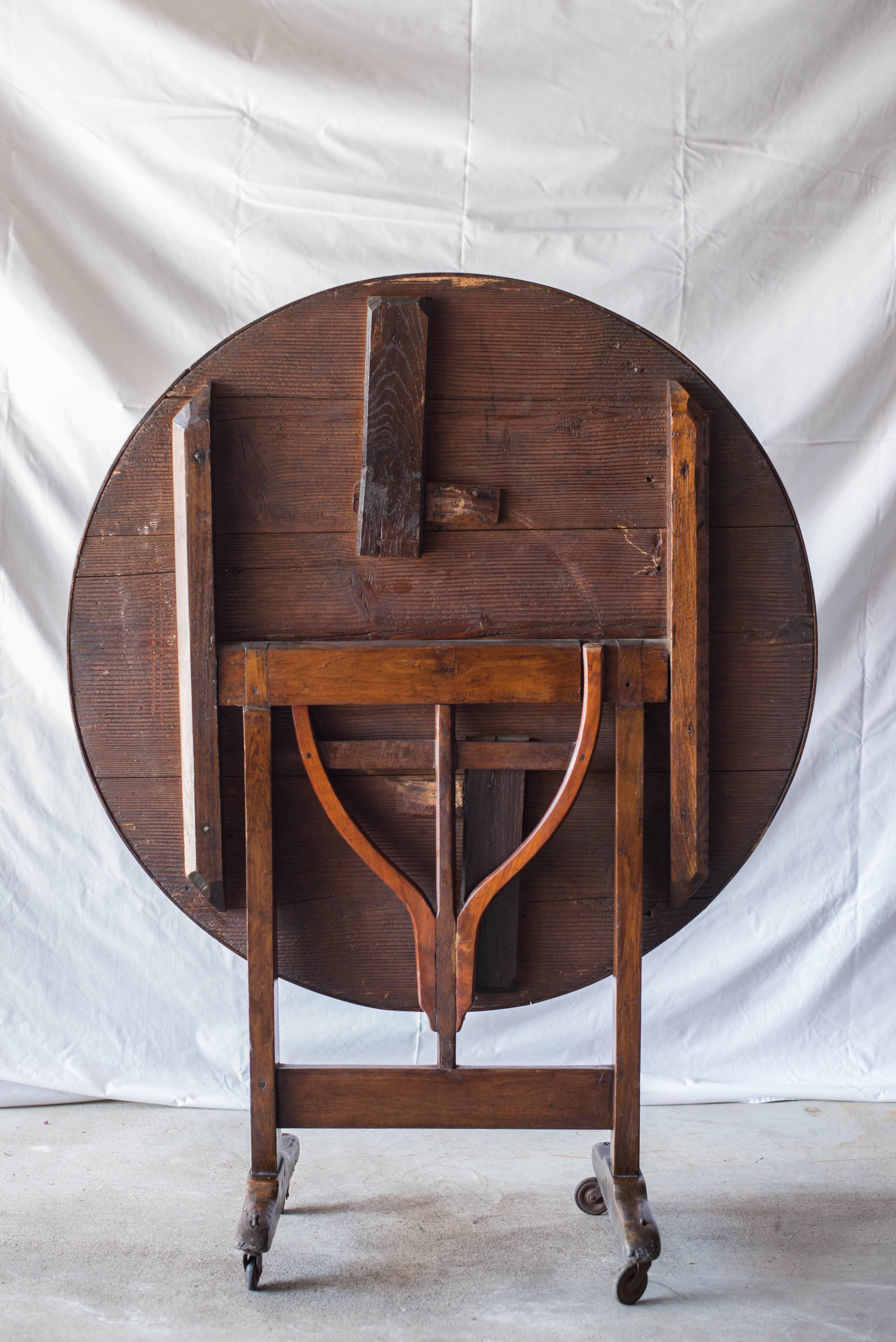 19th Century French Round Wine Tasting Table 2