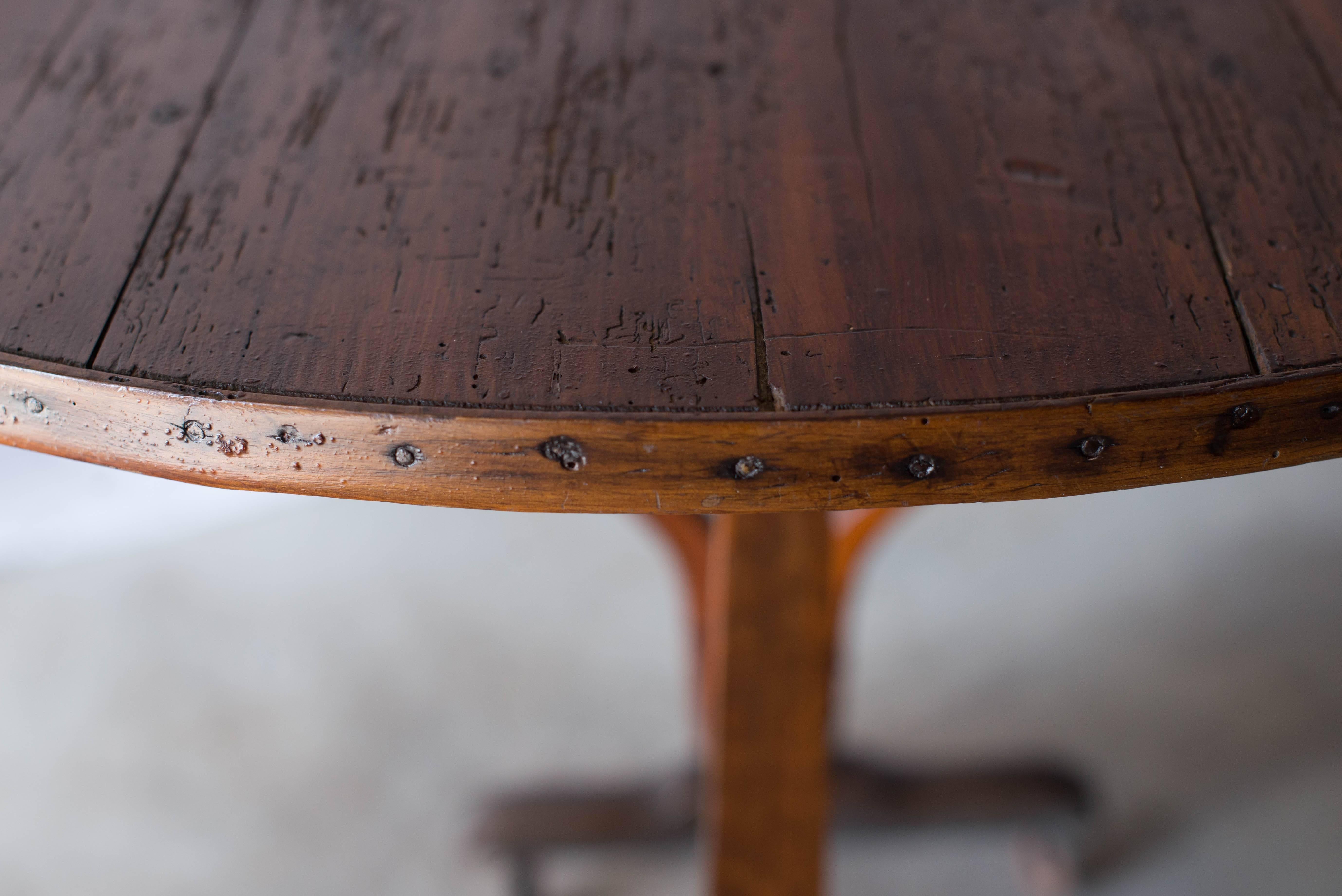 19th Century French Round Wine Tasting Table 5