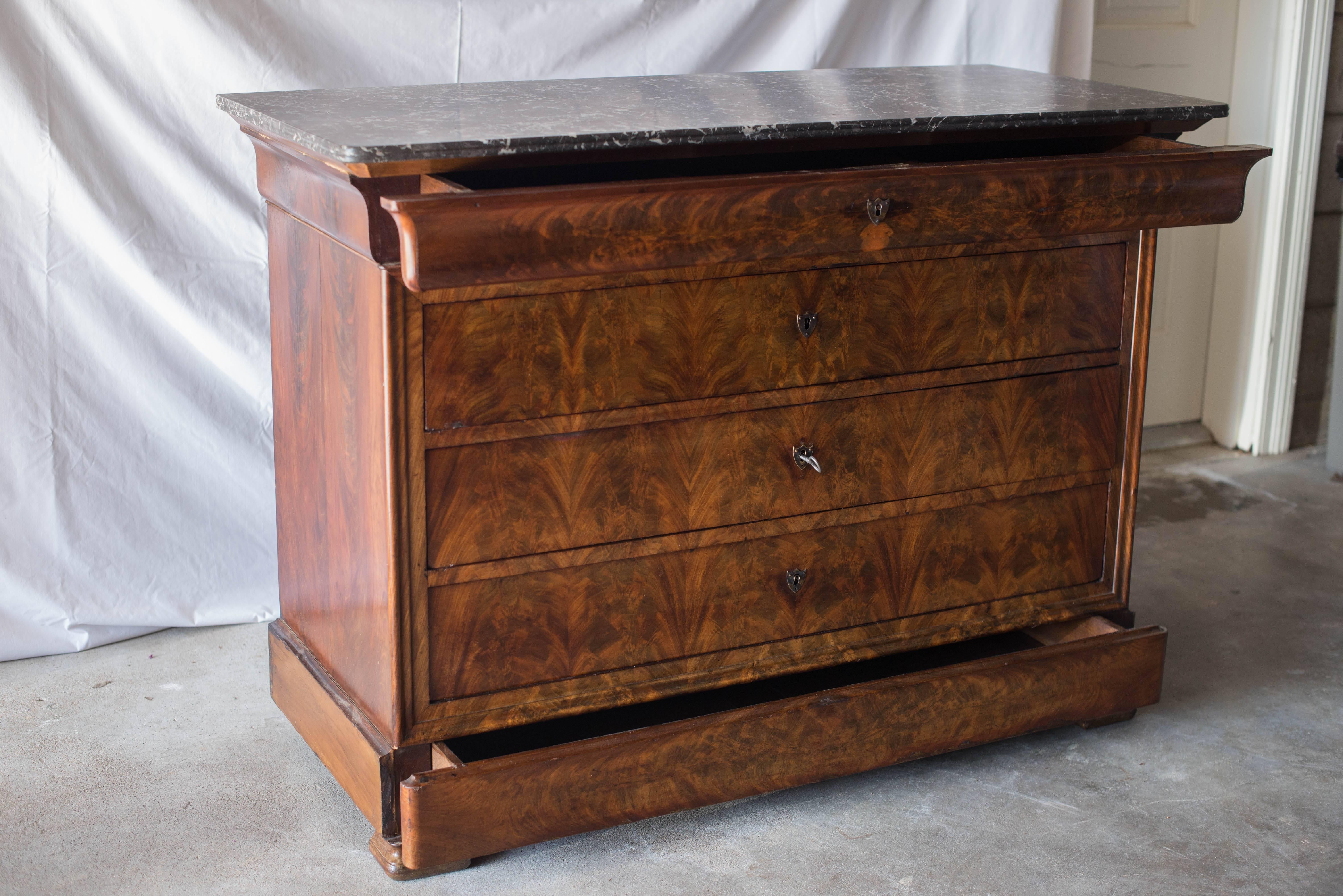 19th Century Louis Philippe Commode with Marble Top 3