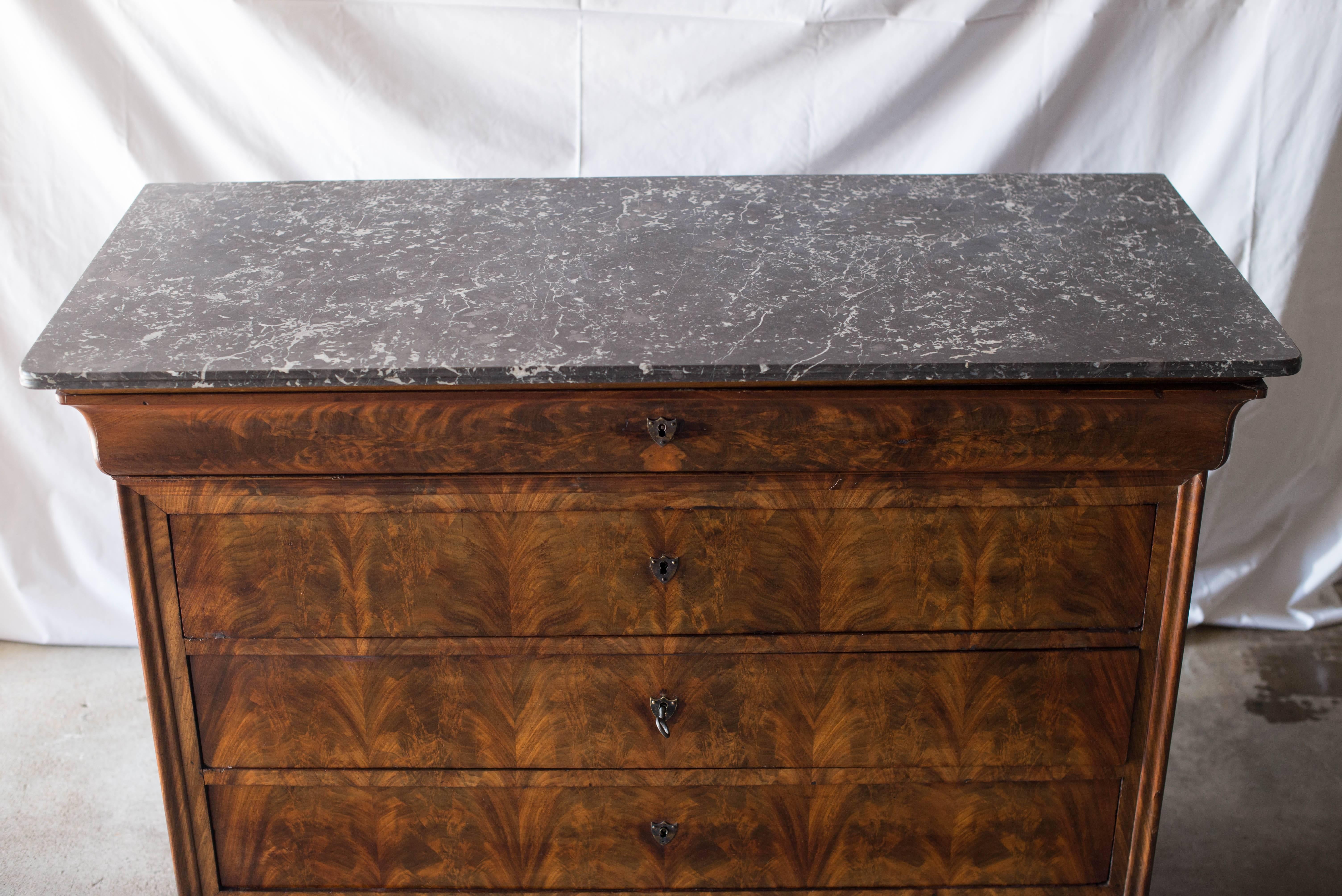 19th Century Louis Philippe Commode with Marble Top 2