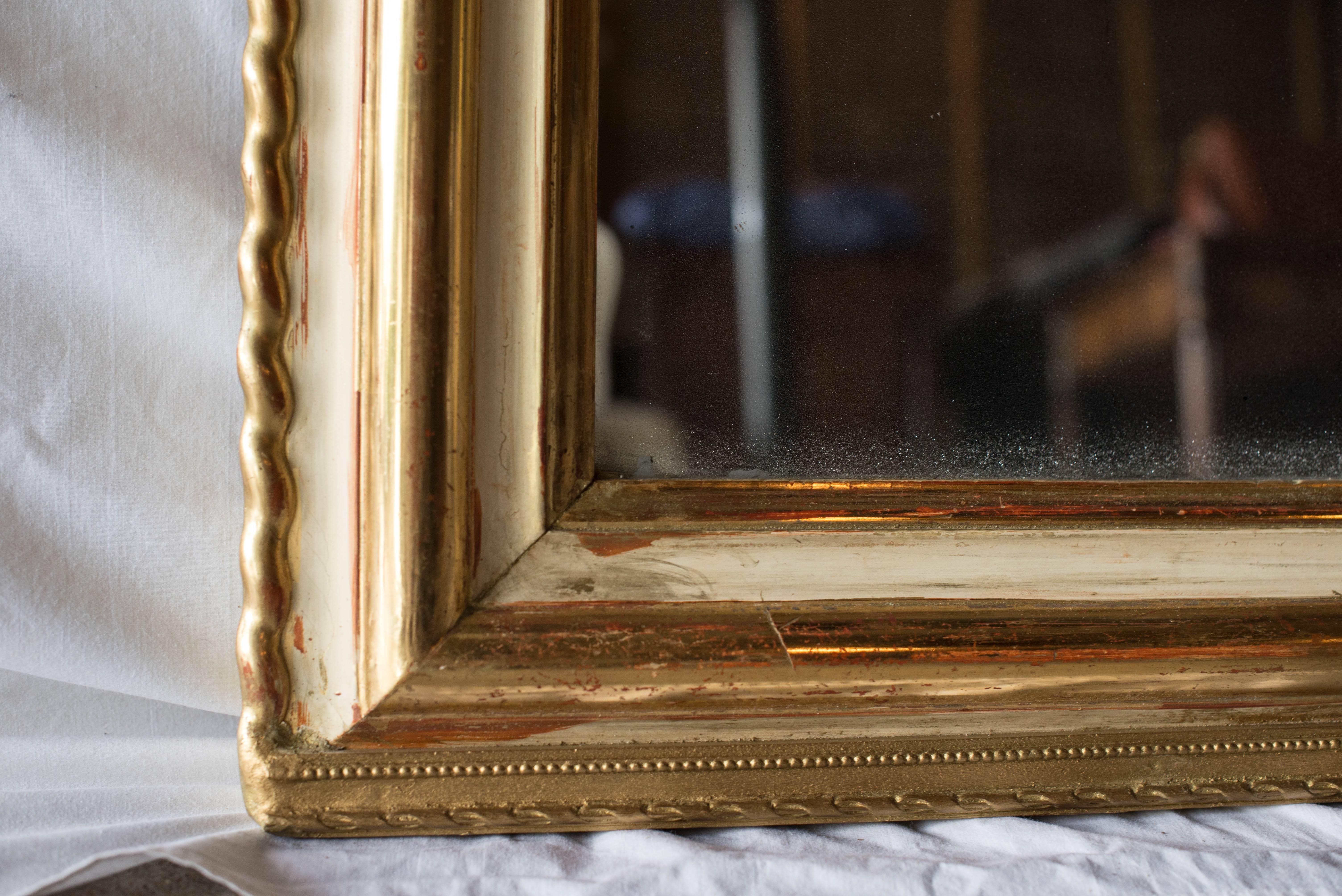 19th Century Louis Philippe Pie Crust Mirror 1