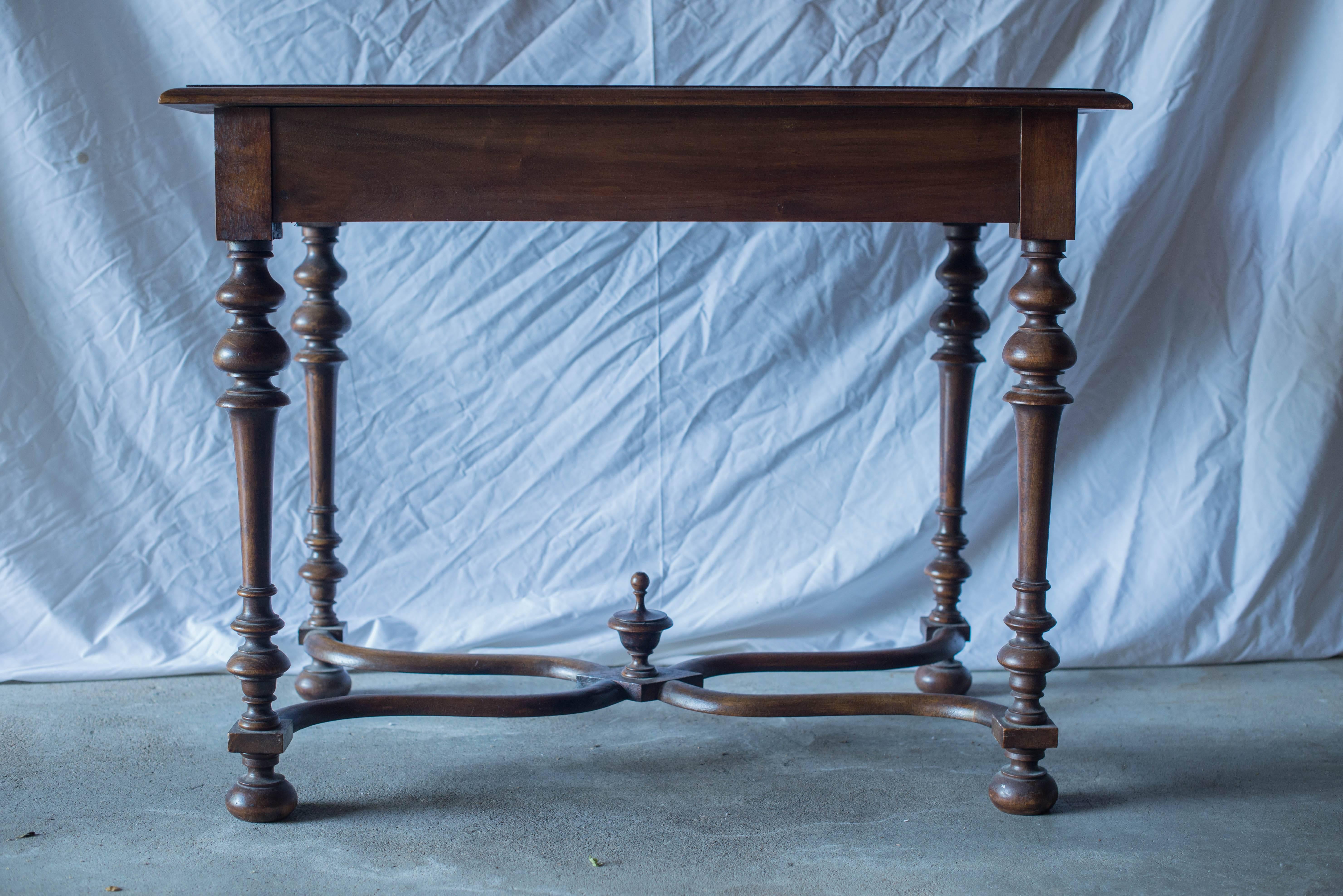 19th Century French Walnut Writing/Side Table 5