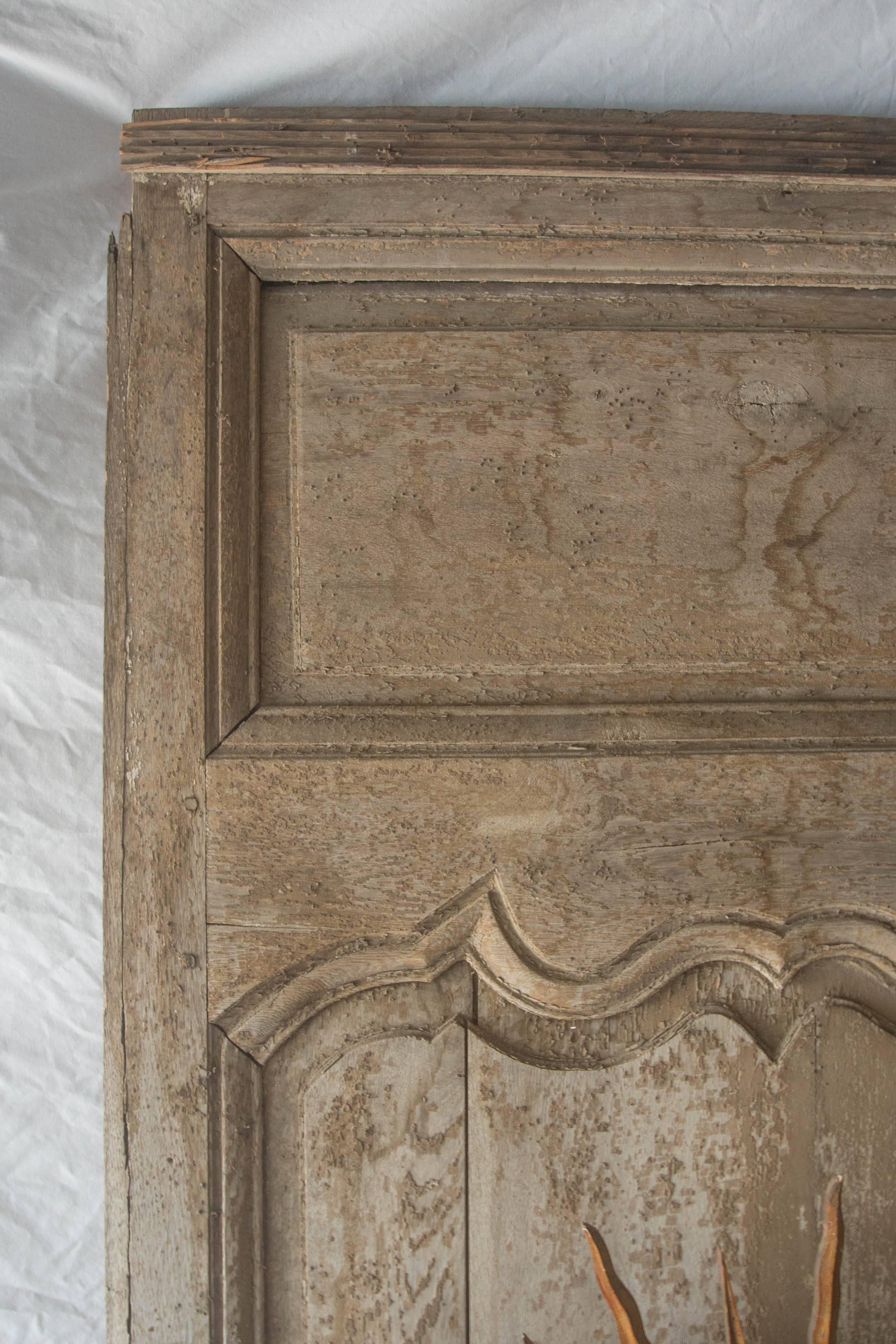 18th Century French Panel or Door with Soleil 1