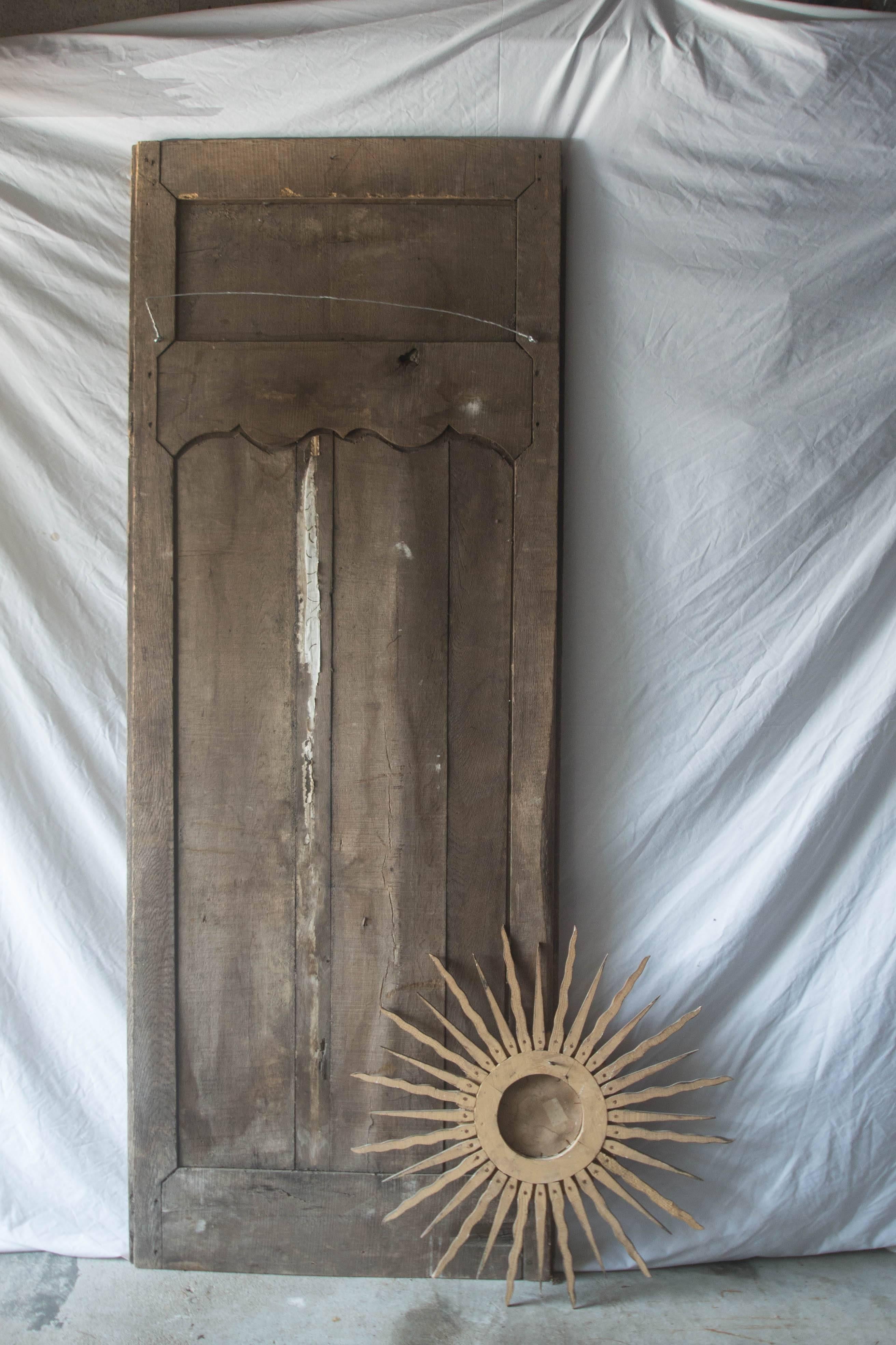 18th Century French Panel or Door with Soleil 4