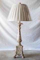 Pair of 18th Century Italian Candlestick Lamps