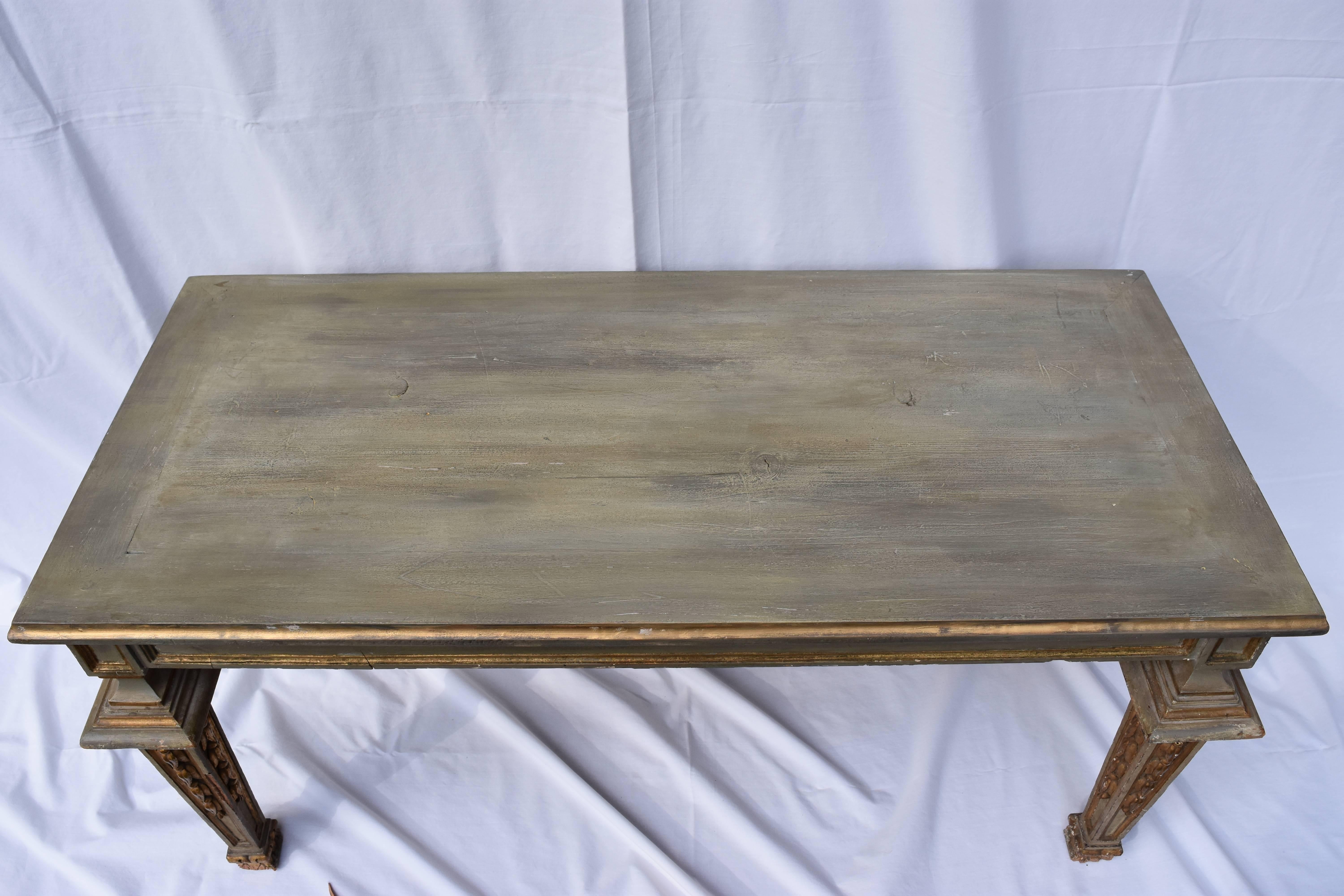 Louis XVI French Louis VXI Style Painted Coffee Table For Sale