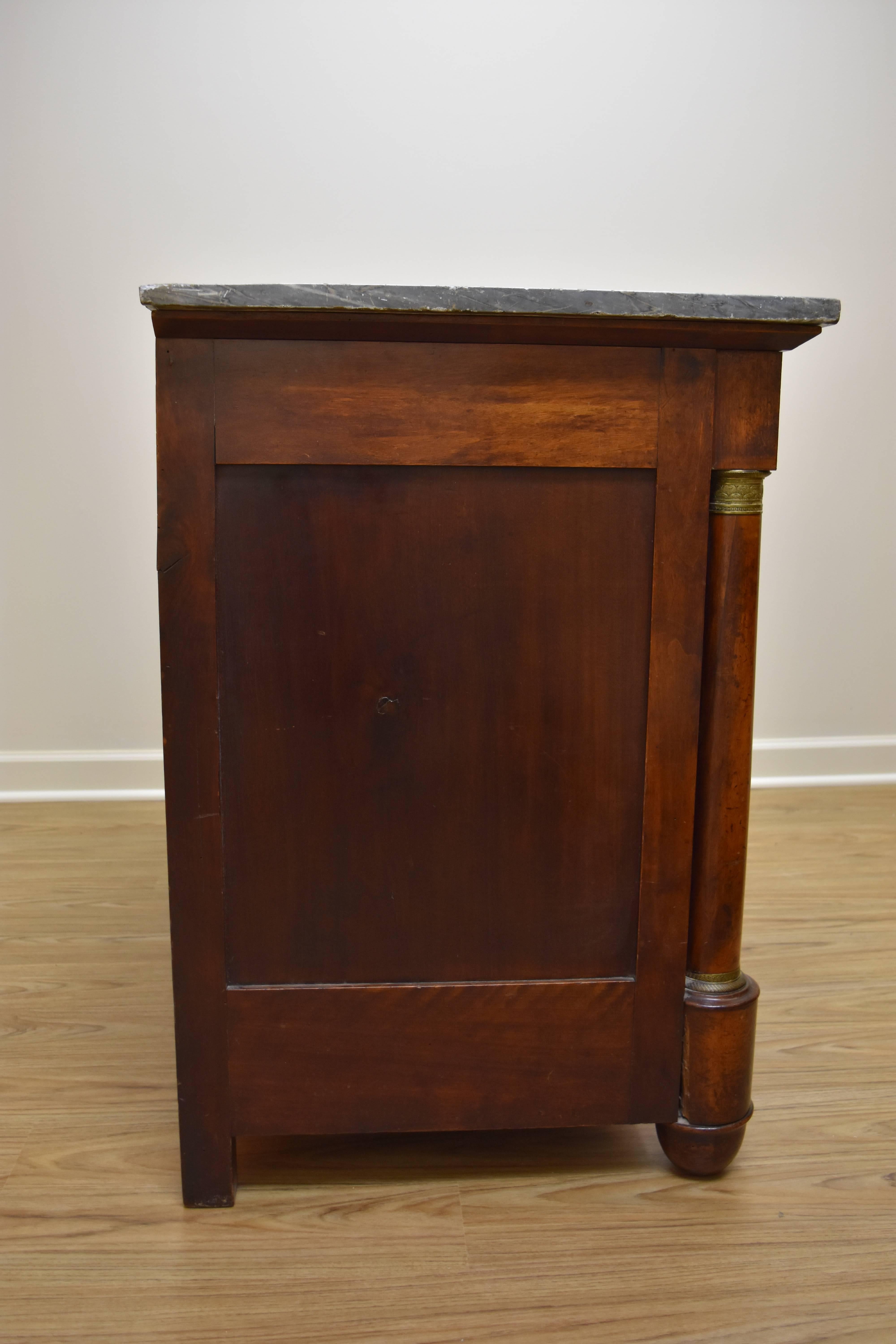 Empire 19th Century French Walnut Commode