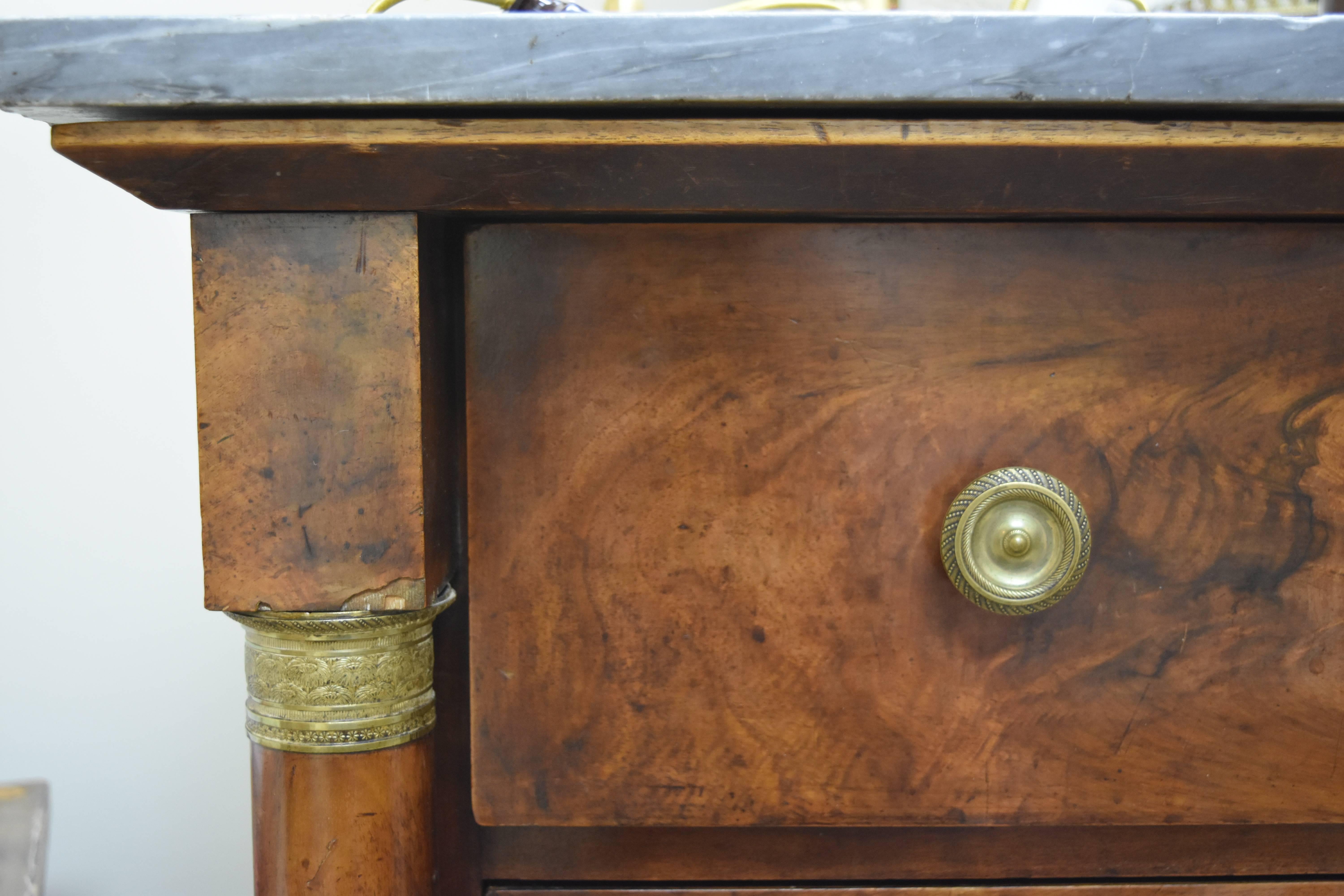 19th Century French Walnut Commode 3