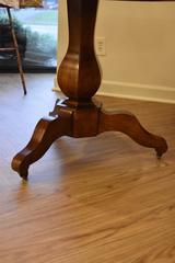 19th Century French Centre Pedestal Table with Marble Top