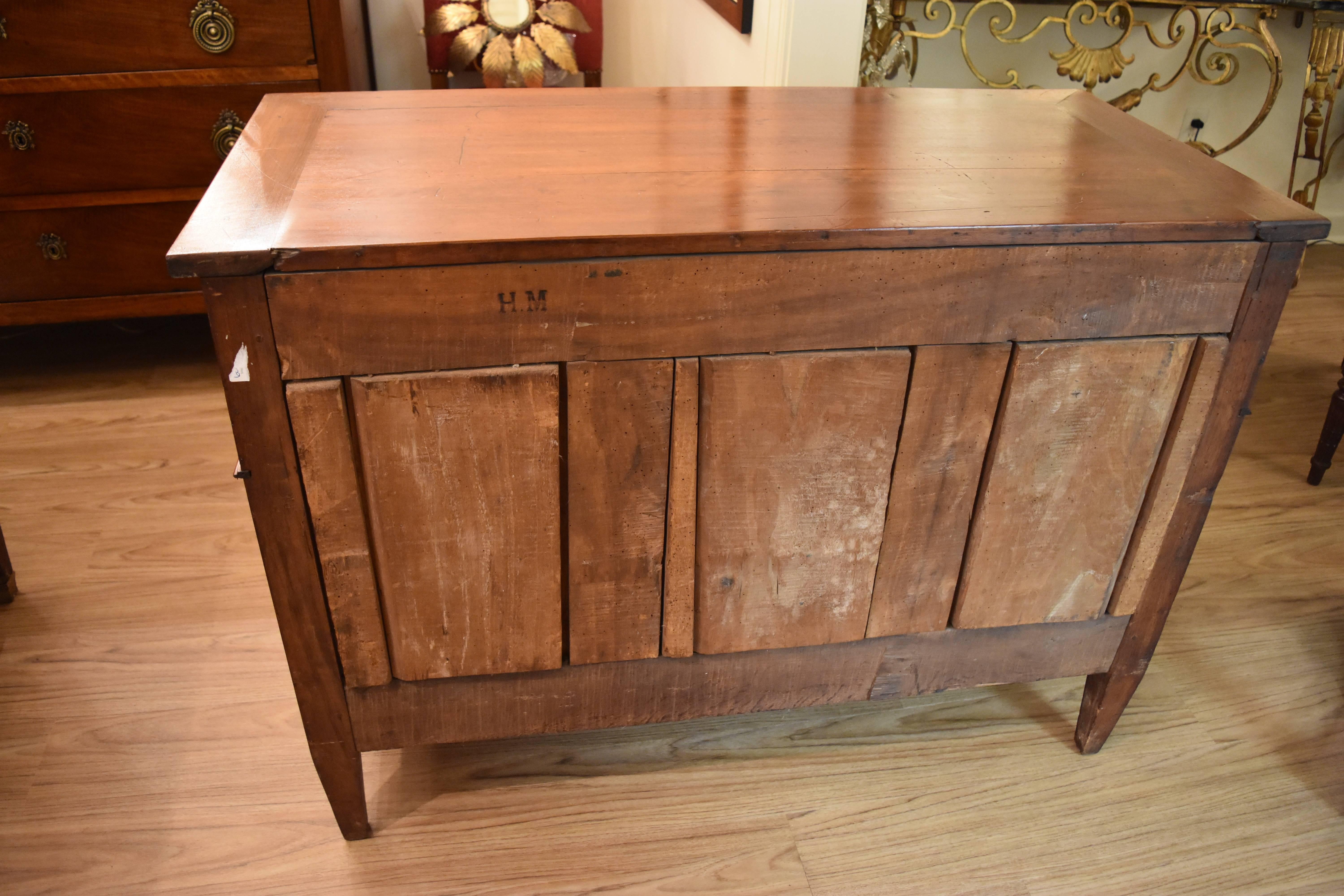 19th Century French Walnut Louis XVI Style Commode 3