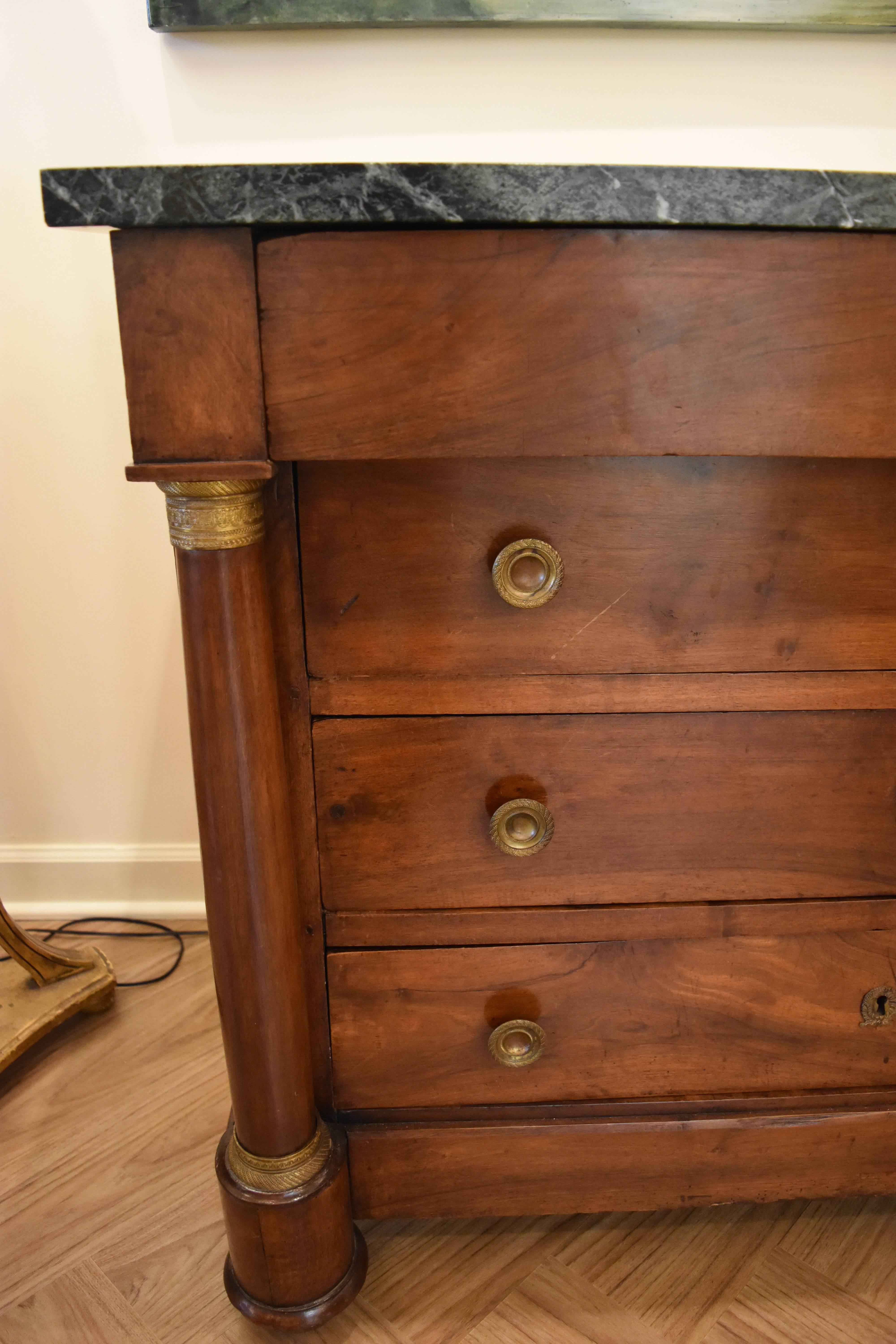19th Century French Empire Commode In Excellent Condition In Nashville, TN