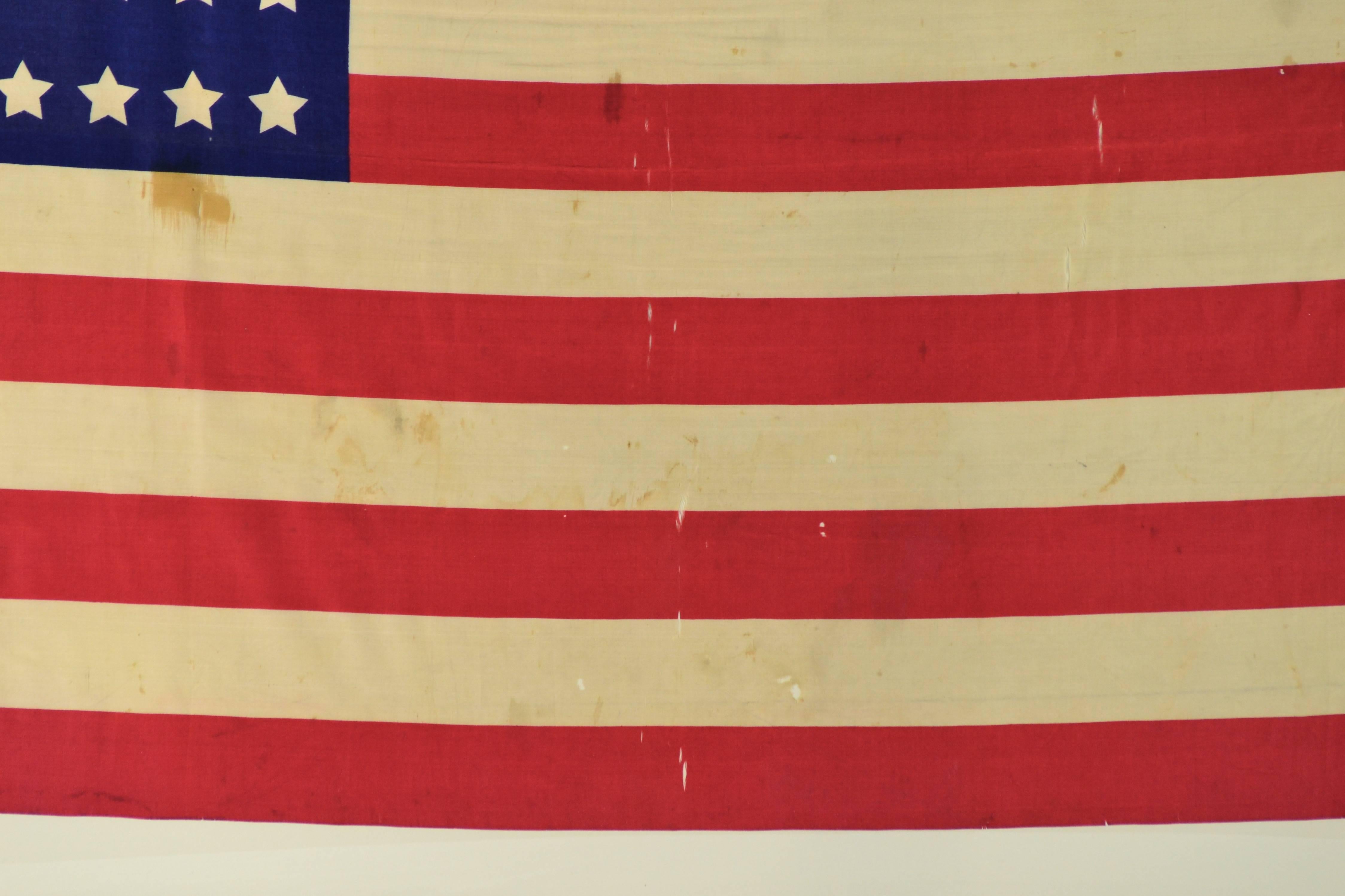 American Classical 36 Star Flag, circa 1864 For Sale