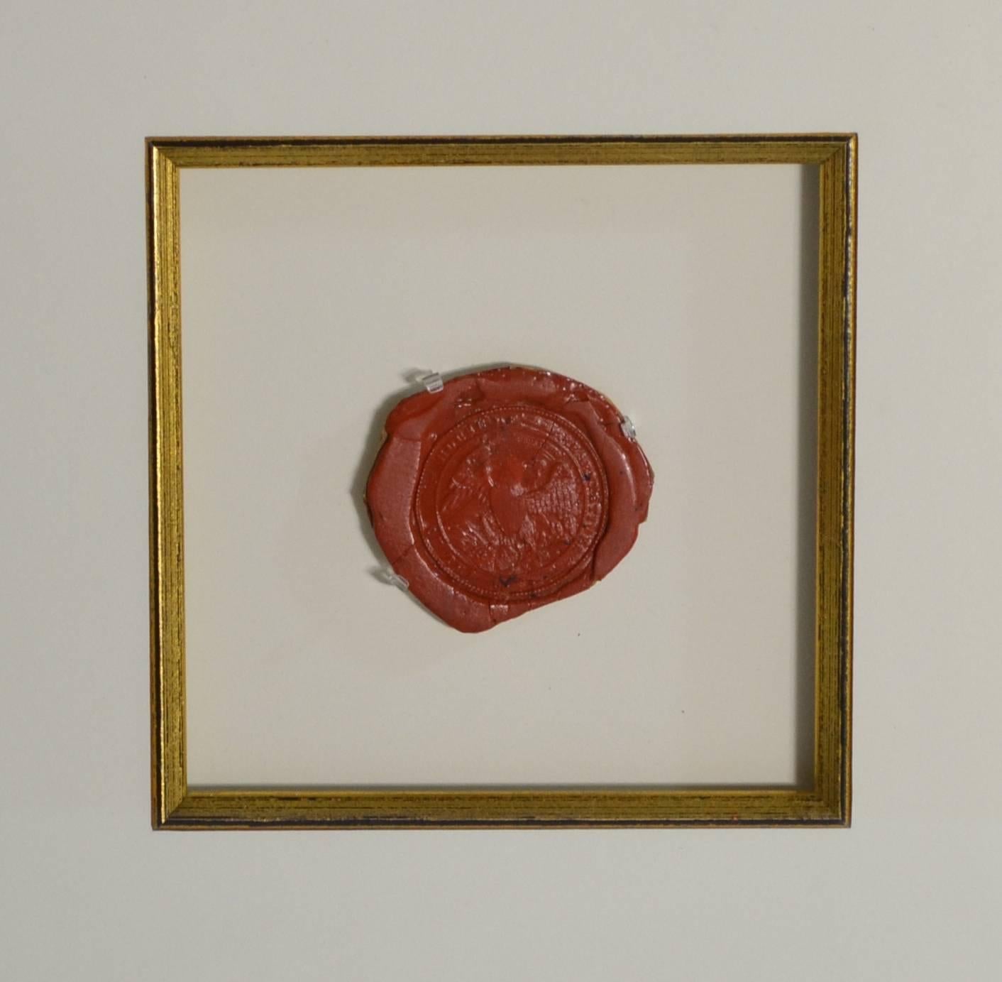Rare antique United States Presidential wax seal
red wax document seal, circa mid-1800s based on the style used at the time
rare antique U.S. Presidential red wax document seal, circa mid-1800s
It reads;
Seal for the President of the United