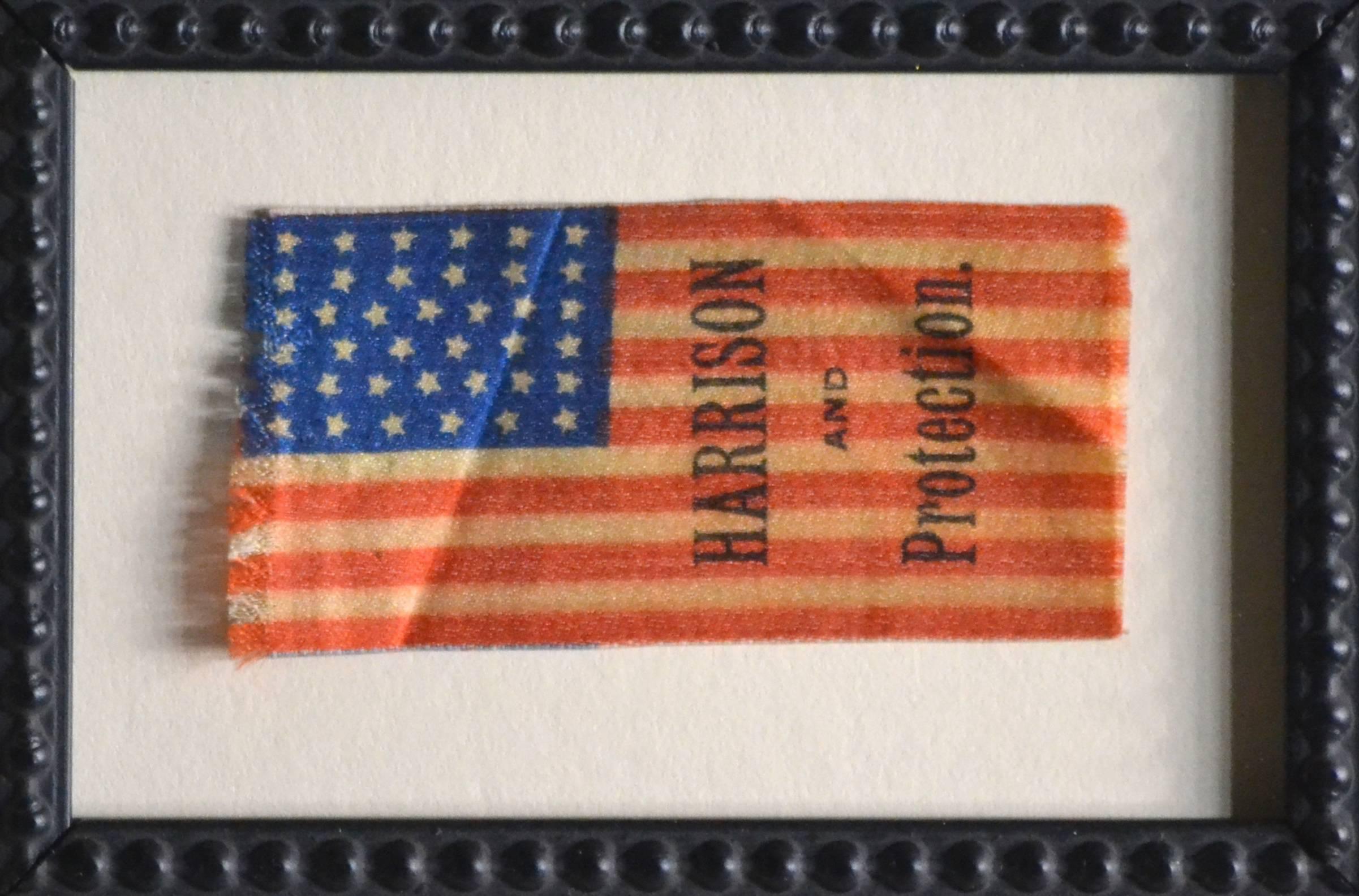 American Classical 1889 Presidential Campaign Ribbon For Sale