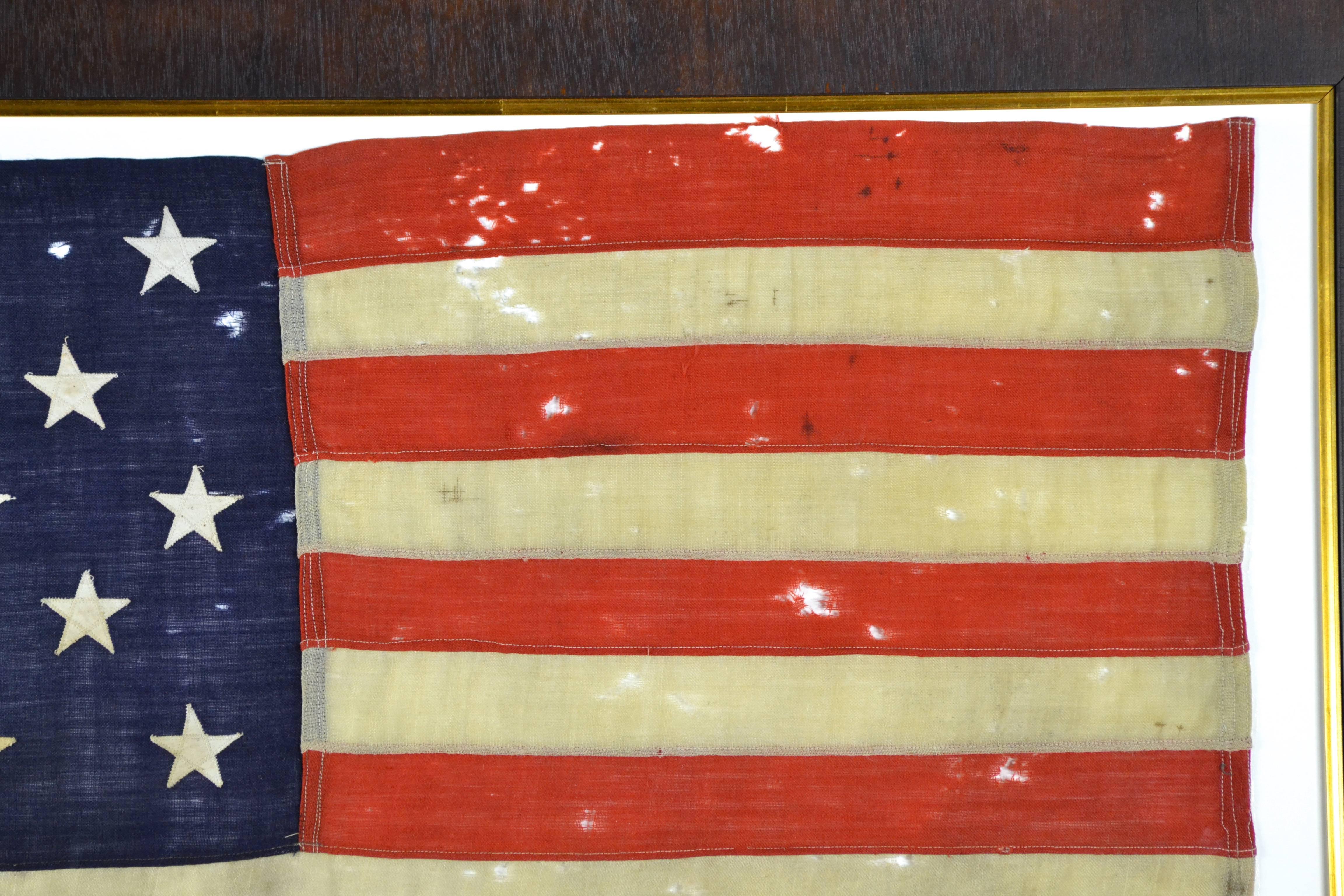 Woven Beautiful 13 Star American Flag For Sale