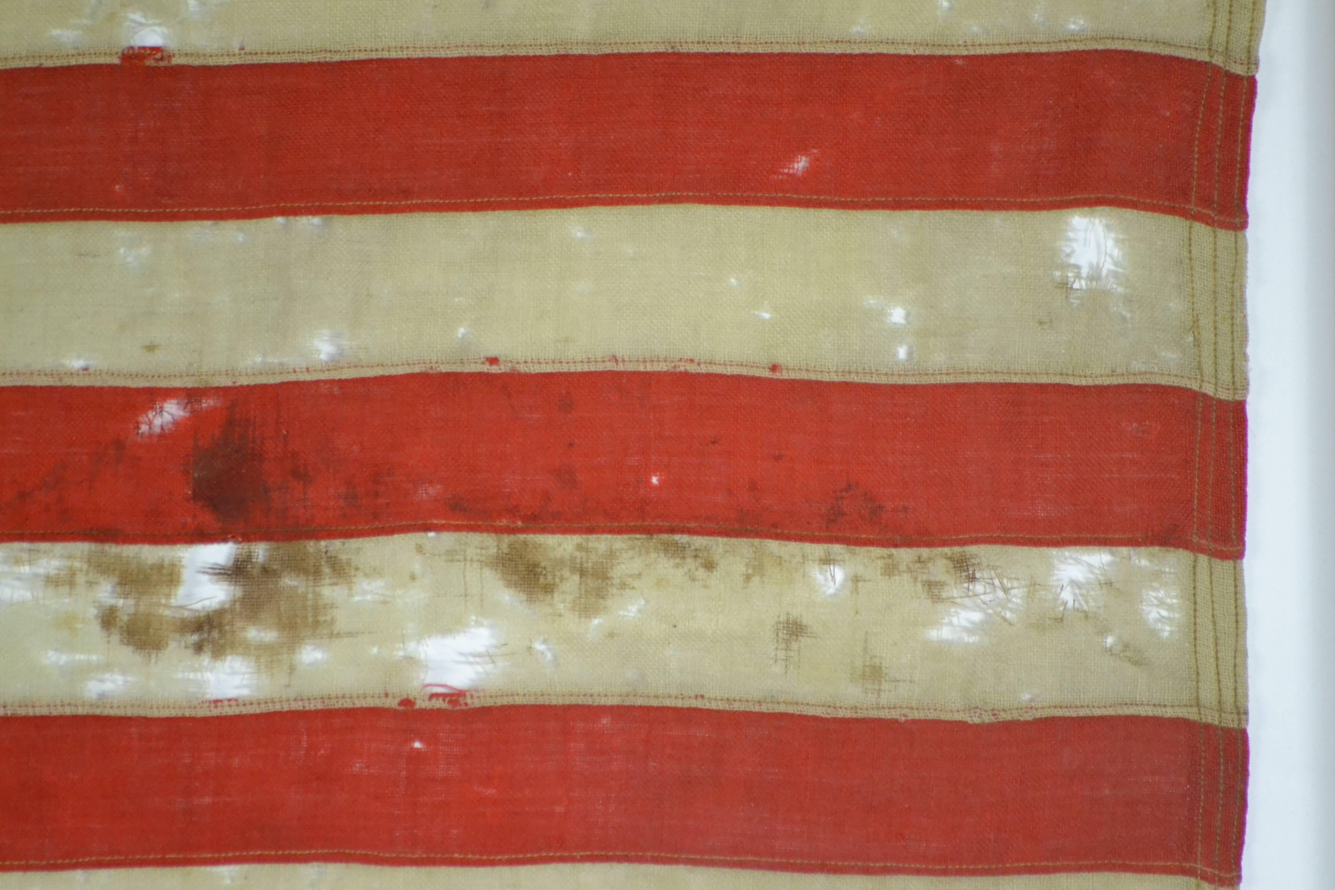 American Antique 13 Star Yacht Flag For Sale