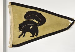 Rare Antique Hand Sewn Fishing Tournament Flag