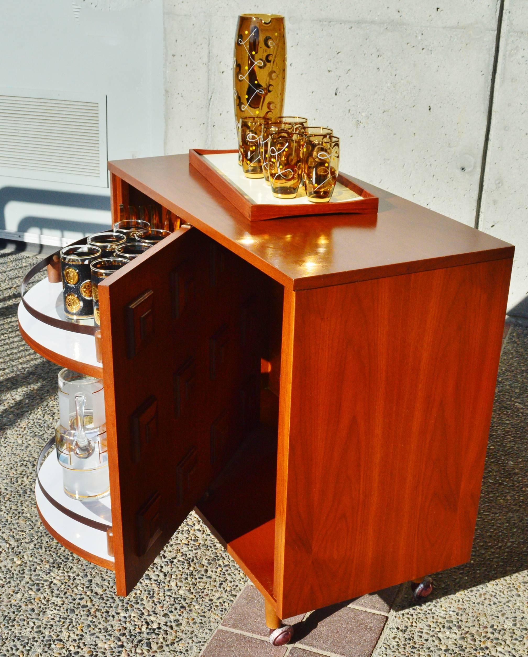 madmen bar cart