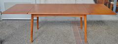 Impeccable Quality Hans Wegner Drop-Leaf Dining Table with Six Chairs