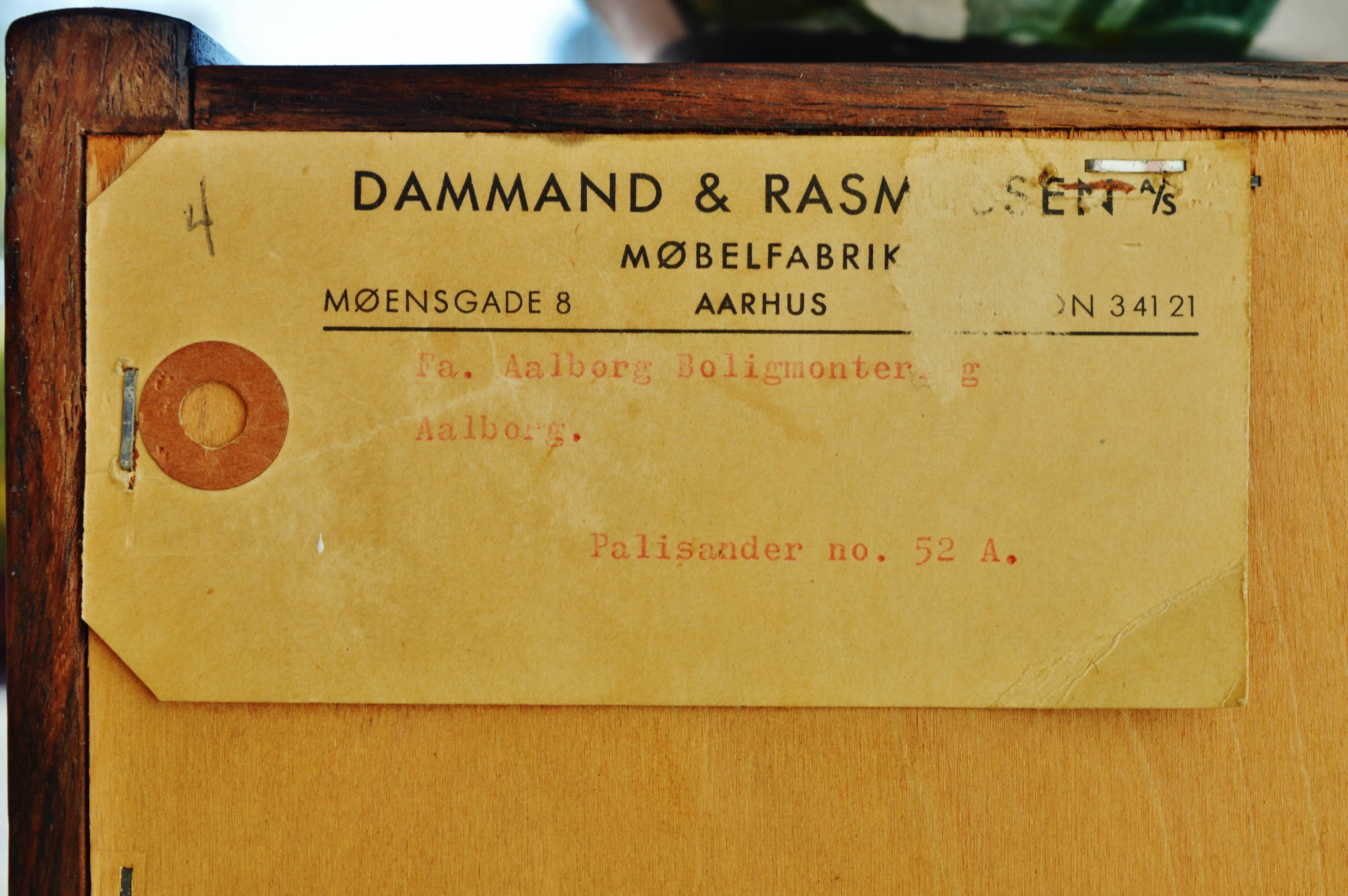 Lovely Rosewood Chest of Drawers or Dresser by Rasmussen 2