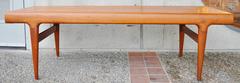 Gorgeous Johannes Andersen Teak Coffee Table with Drawer, Tray