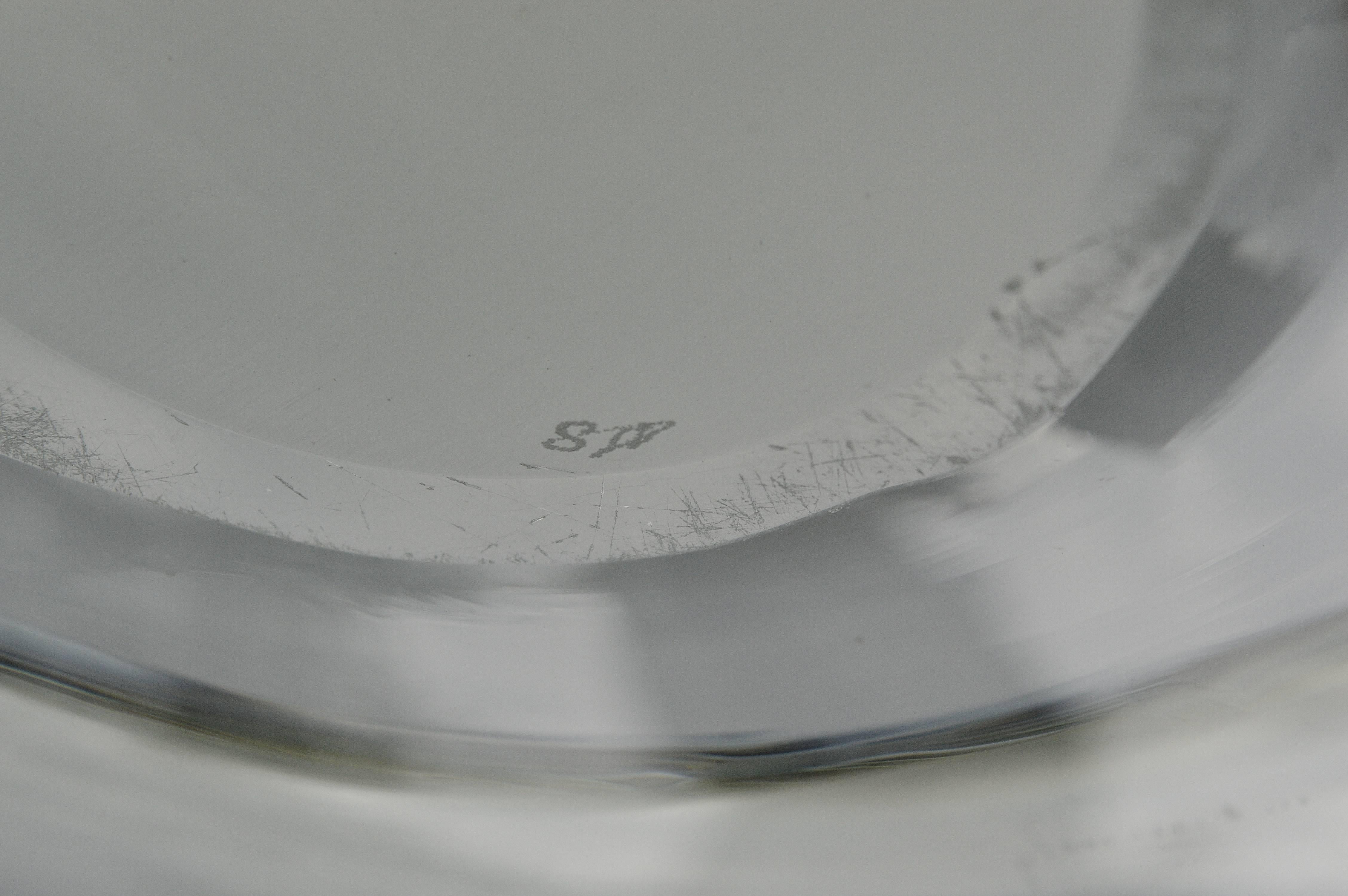Huge Provence Smoked Glass Bowl for Holmegaard 3