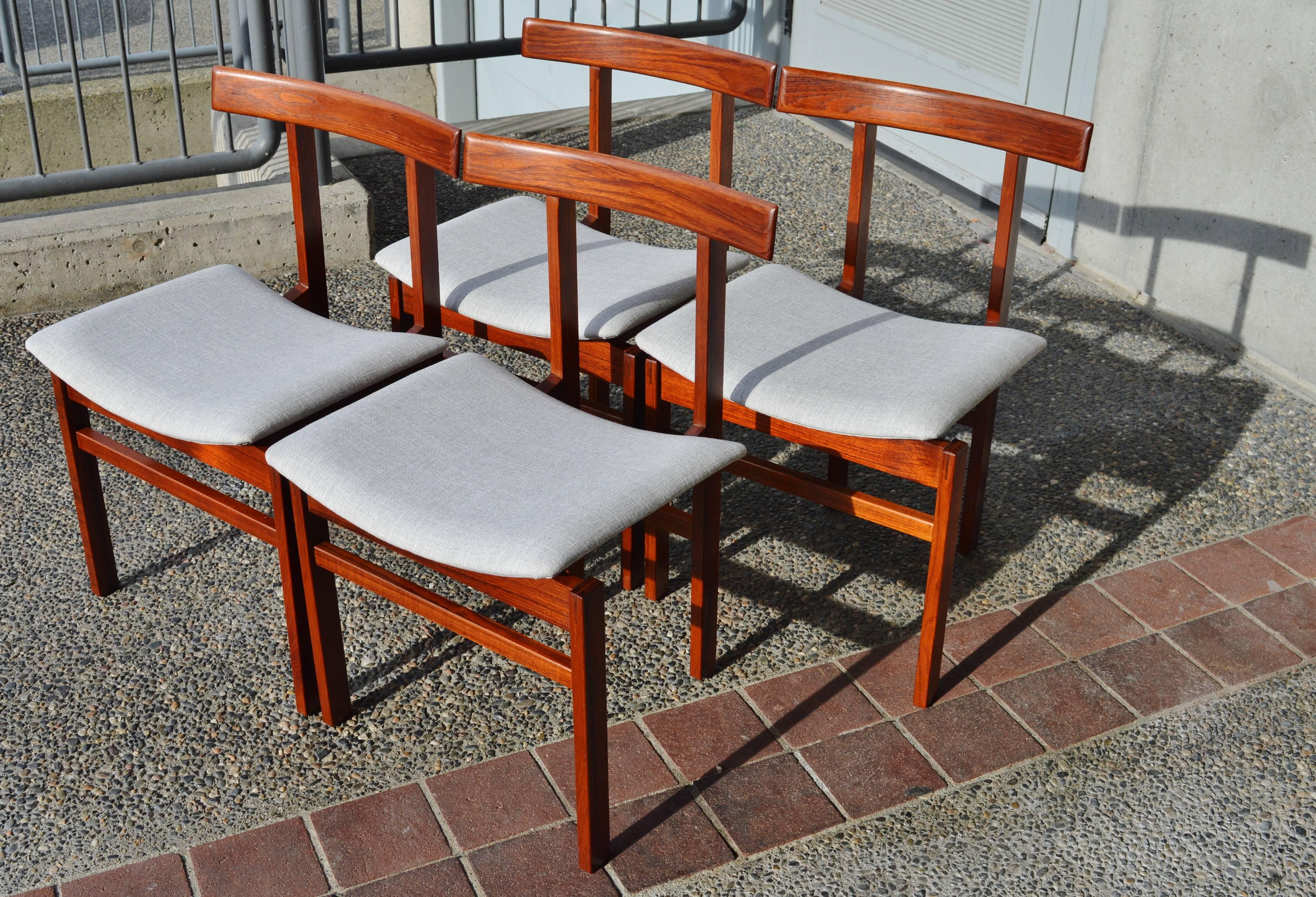 Mid-20th Century Inger Klingenberg ‘Attributed’ Set of Four Dining Chairs