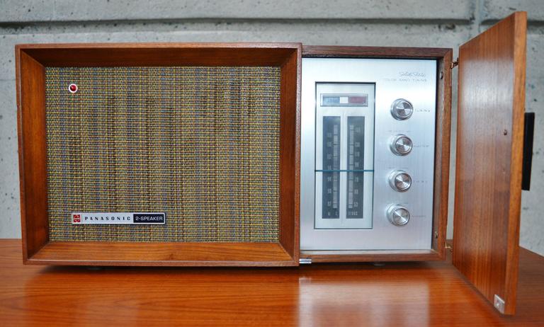 Cool Mid-Century Panasonic RE-7487 AM/FM Radio-Teak ...