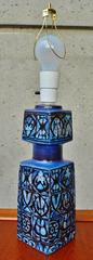 Nils Thorsson Fajance Baca Lamp in Blue for Royal Copenhagen