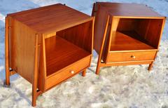 Pair of Kipp Stewart Bedside Tables, Drexel Declaration