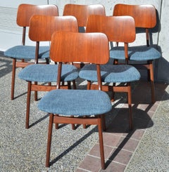 Set of Six Teak Dining Chairs by Arne Hovmand-Olsen