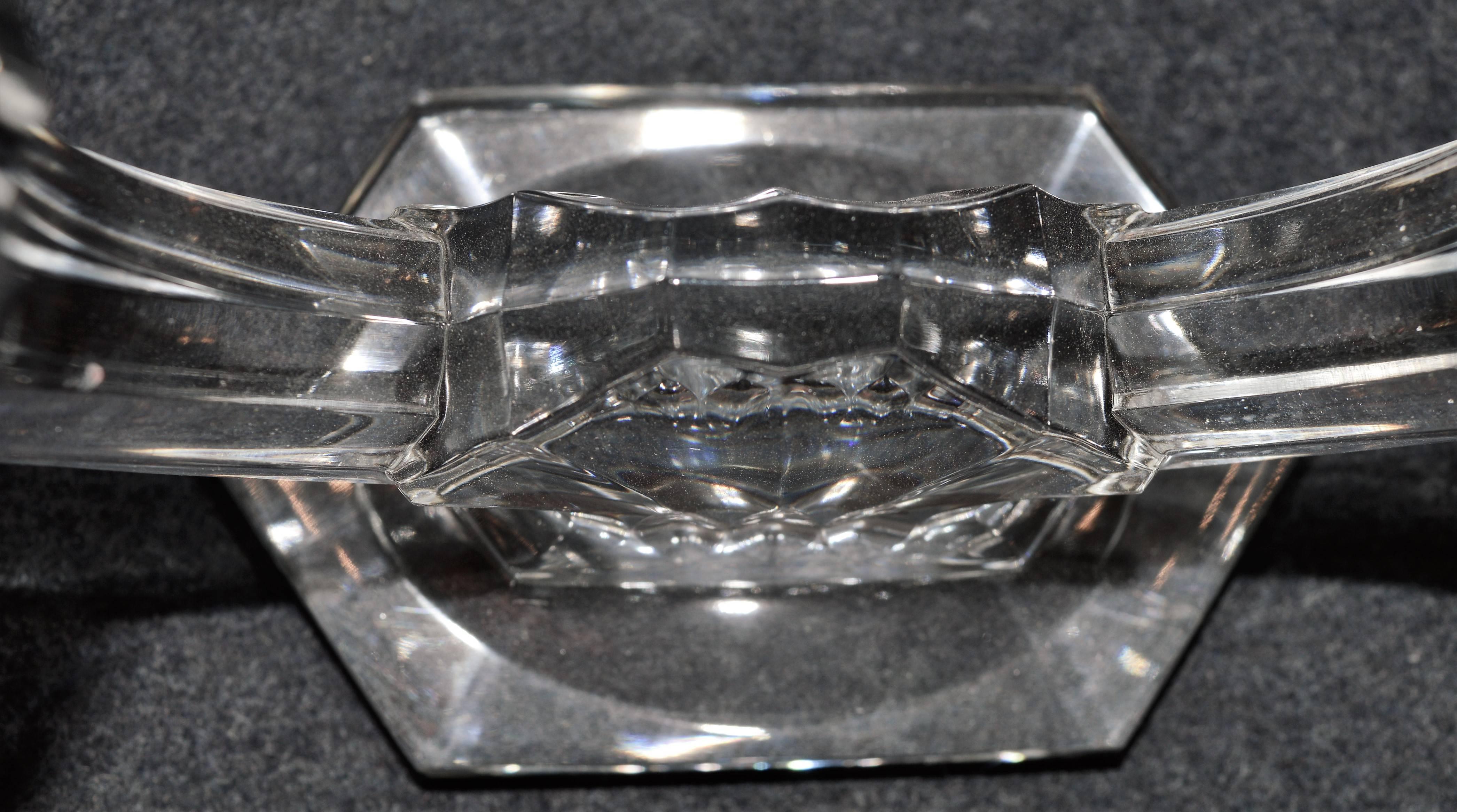 crystal double candle holder