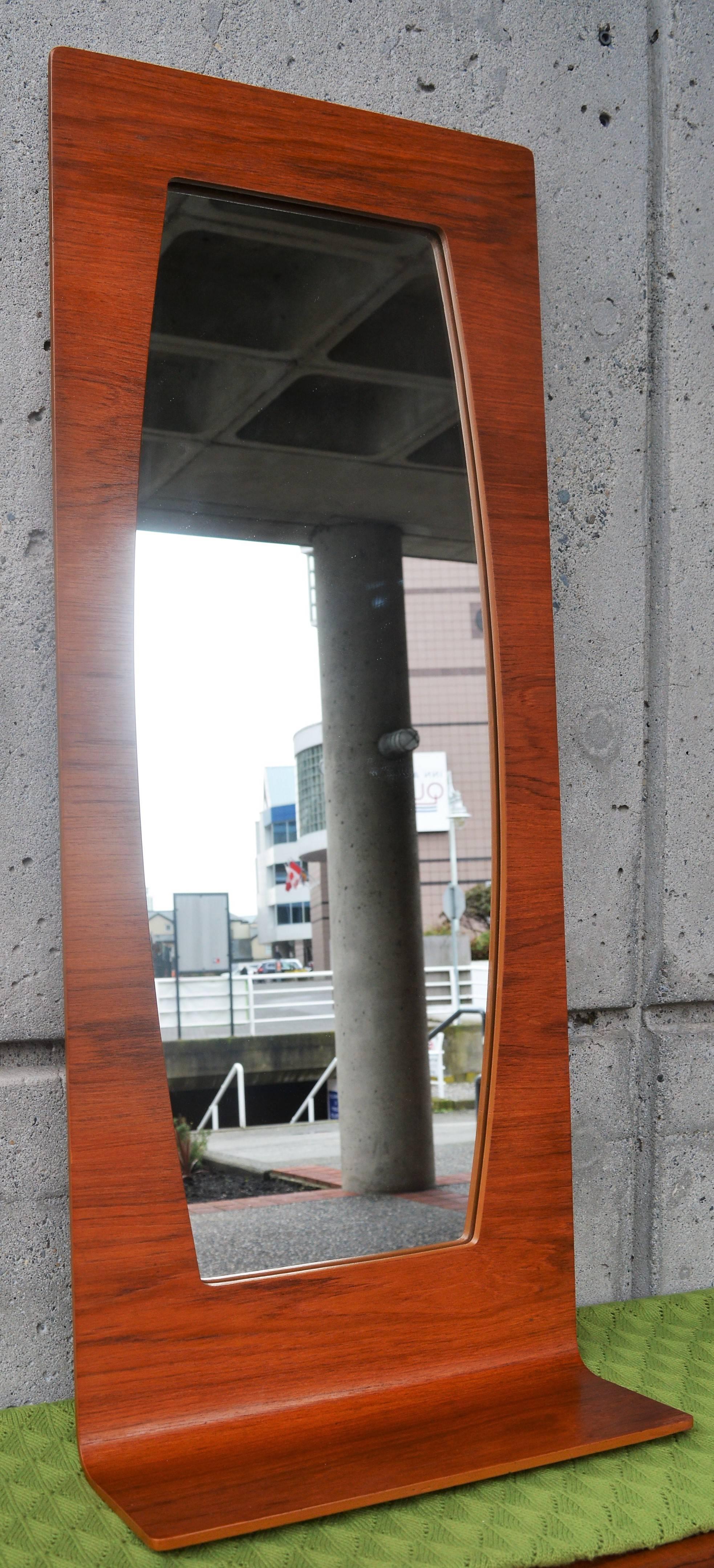 entry mirror with shelf