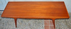 Johannes Andersen Danish Modern Teak Splayed Leg Coffee Table