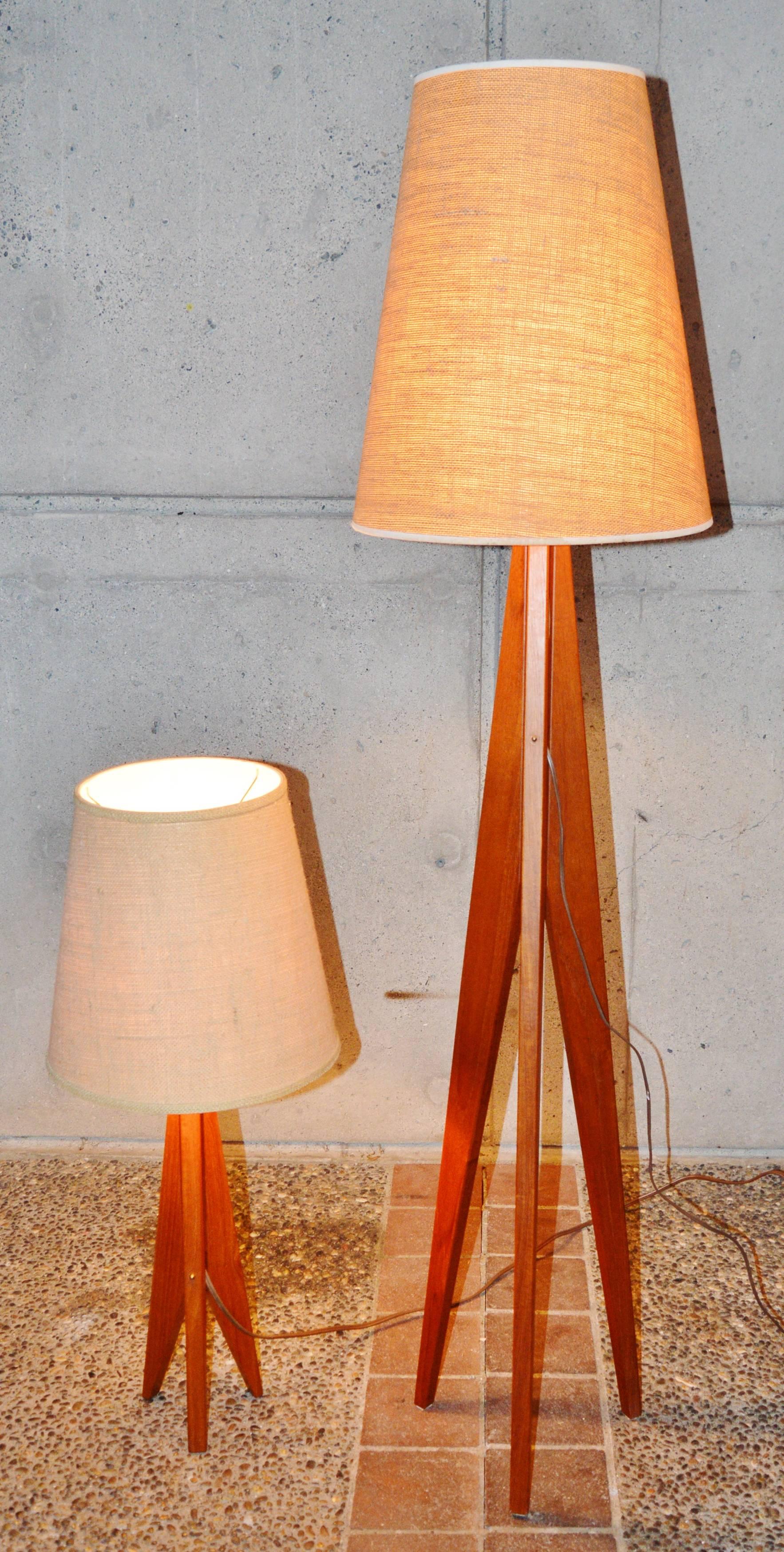 teak lamps