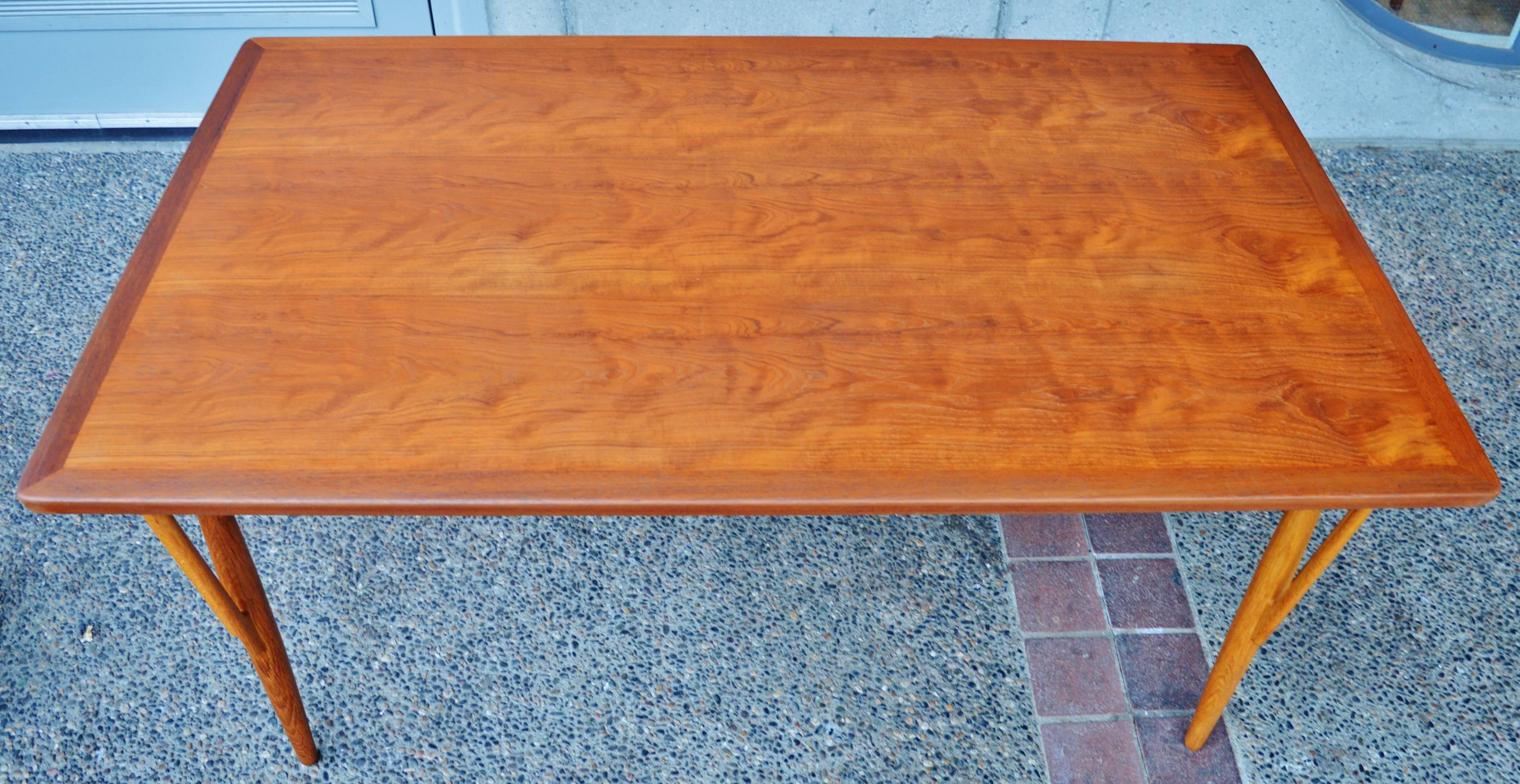 Danish Hans Wegner Teak Dining Table/Desk 