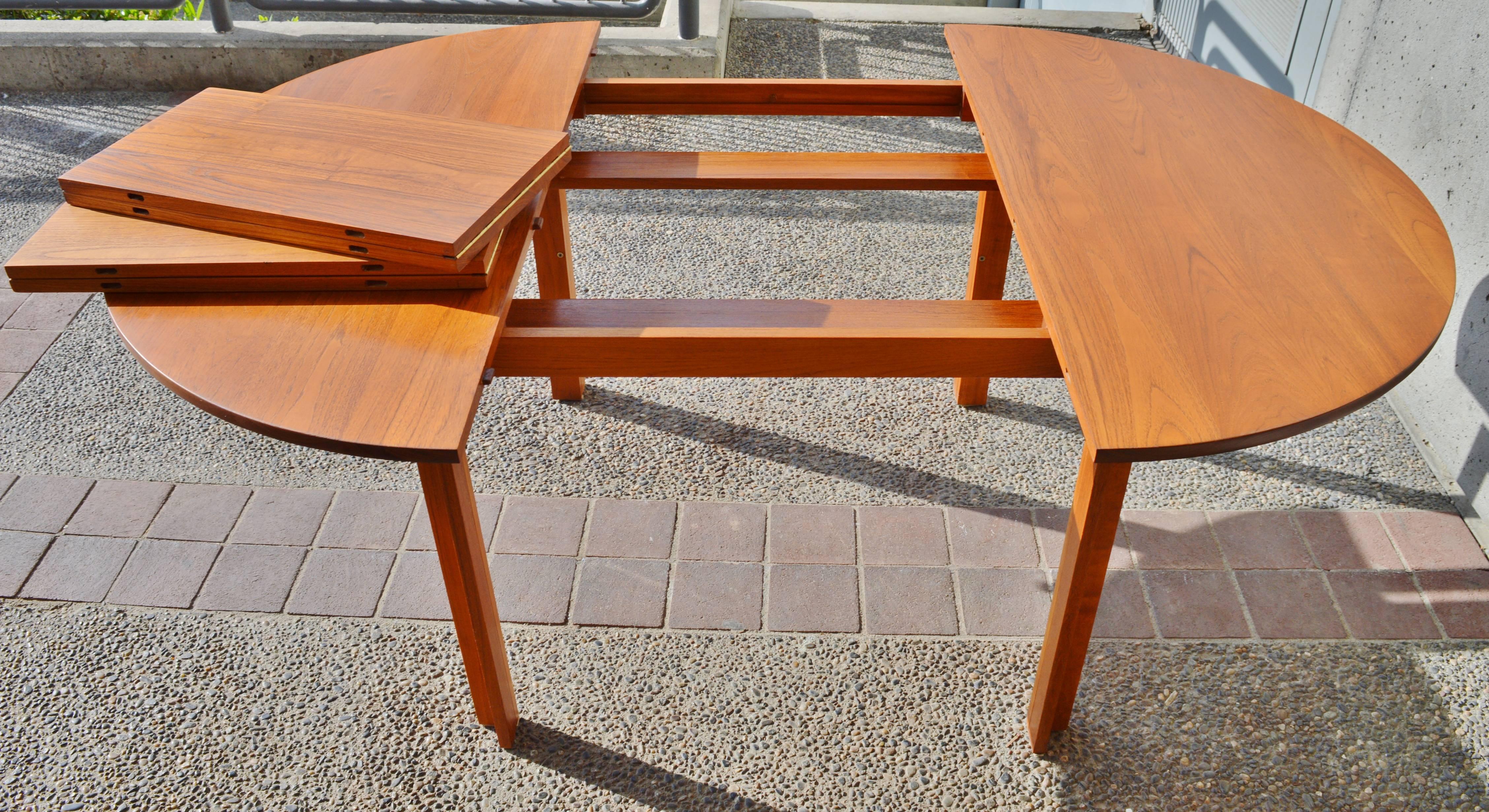 Impeccable Inger Klingenberg Uber Rare Solid Teak Dining Set of Six Chairs 1
