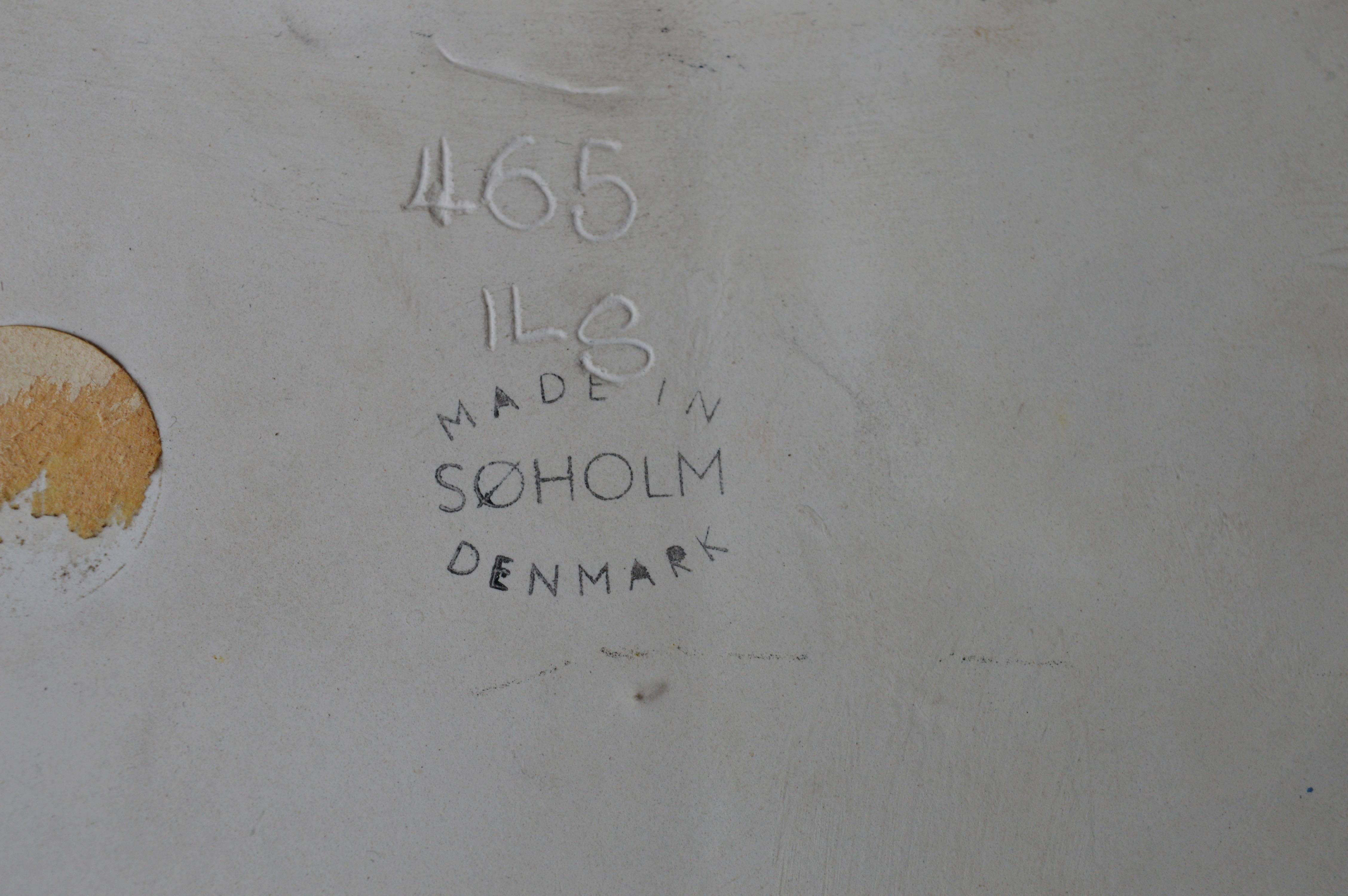 Danish Soholm Ceramic Wall Art by Holm Sorensen, Fishermen 1