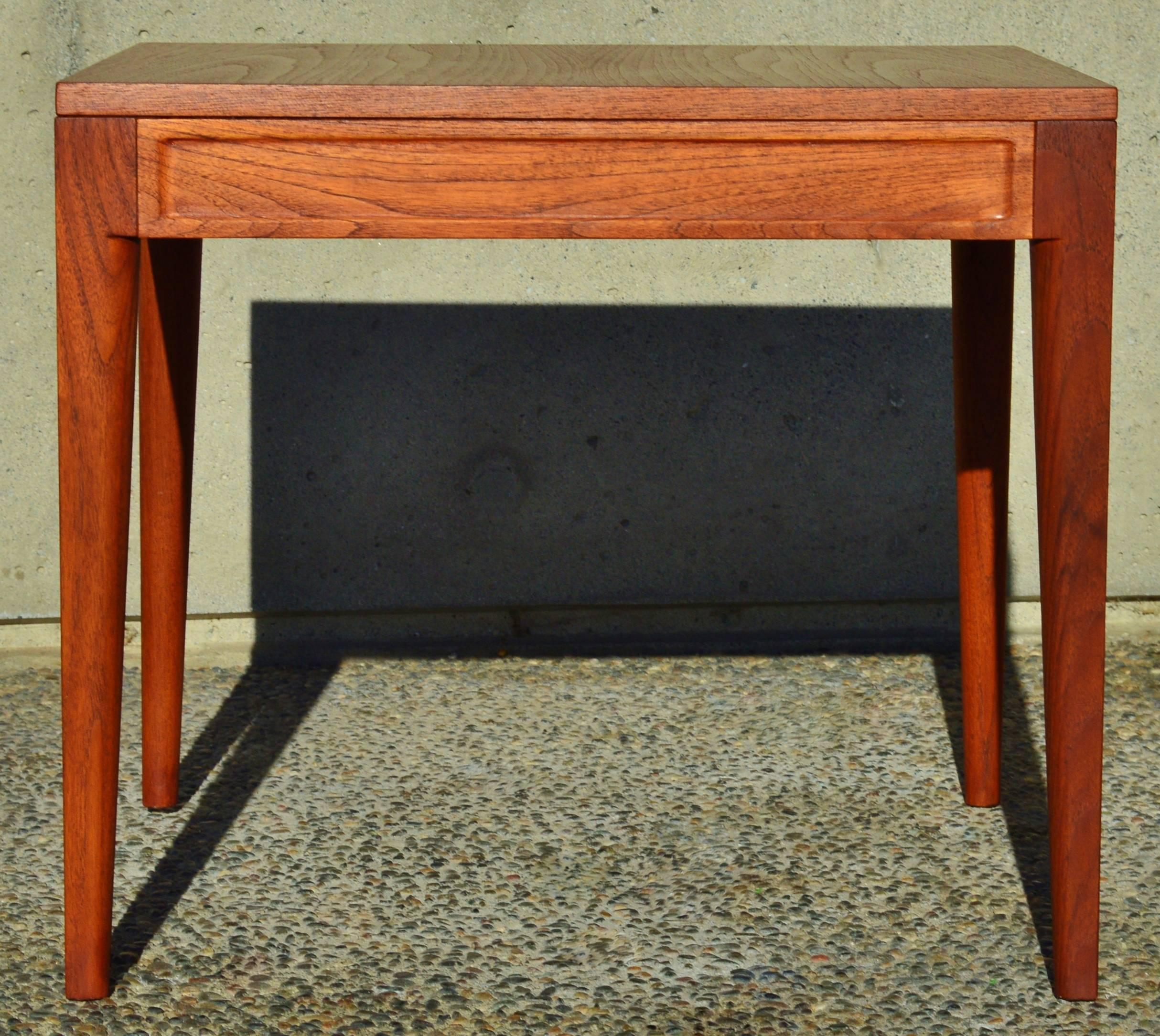 Finn Juhl Teak Diplomat Side Table for France & Son, Denmark 2