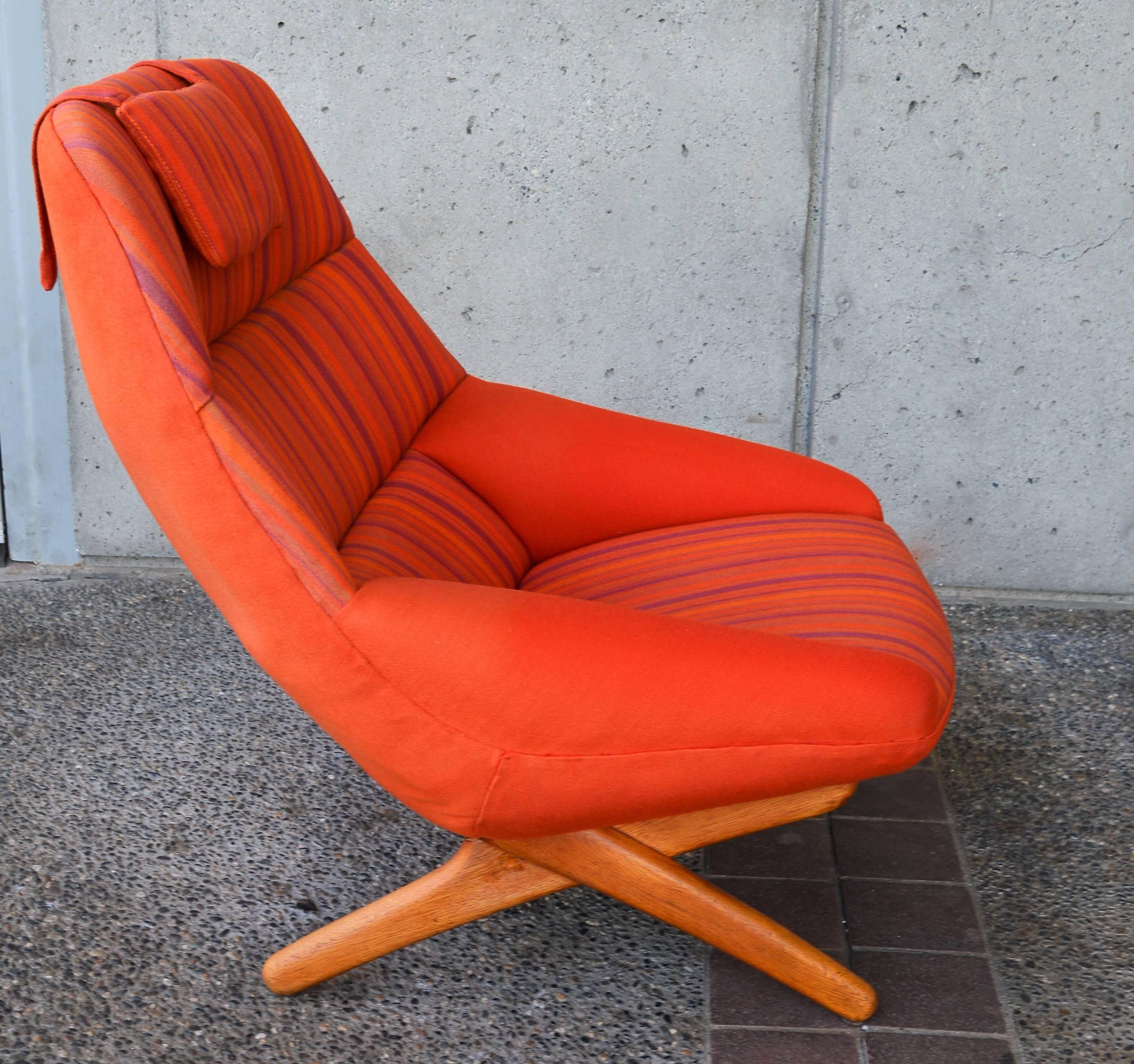 Mid-Century Modern Illum Wikkelsø ML 91 Lounge Chair for Mikael Larsen, Danish
